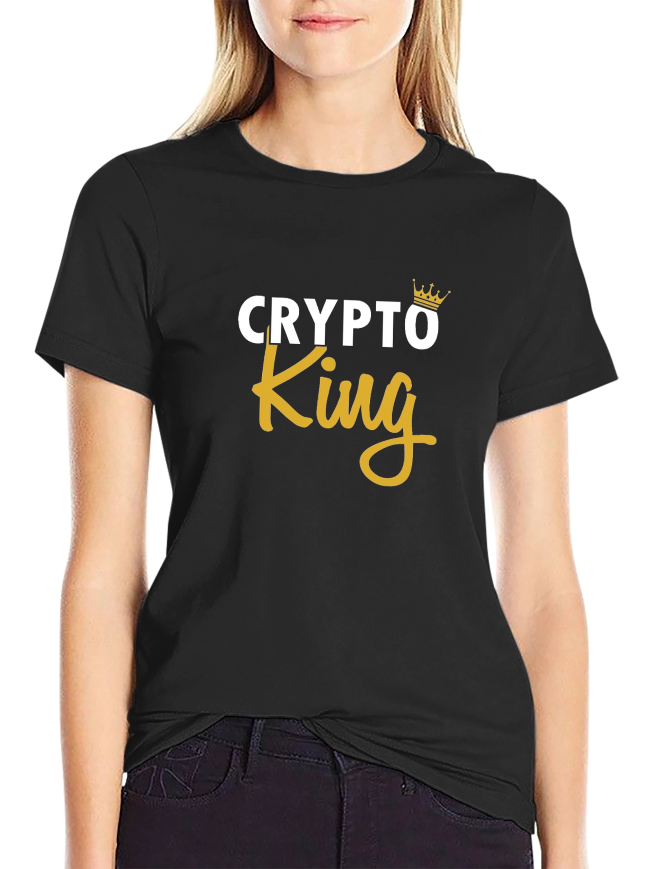 Crypto King T-Shirt - Stylish Bitcoin Fan Apparel