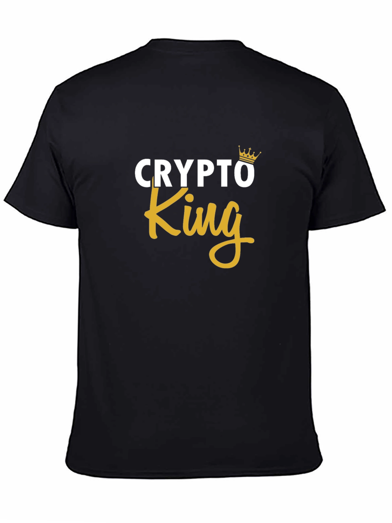 Crypto King T-Shirt - Stylish Bitcoin Fan Apparel