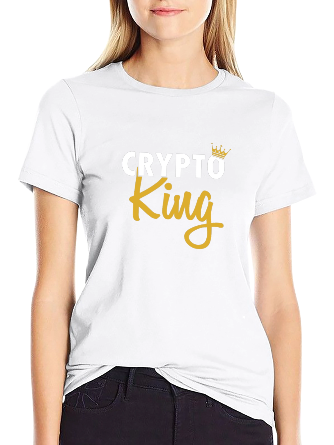 Crypto King T-Shirt - Stylish Bitcoin Fan Apparel
