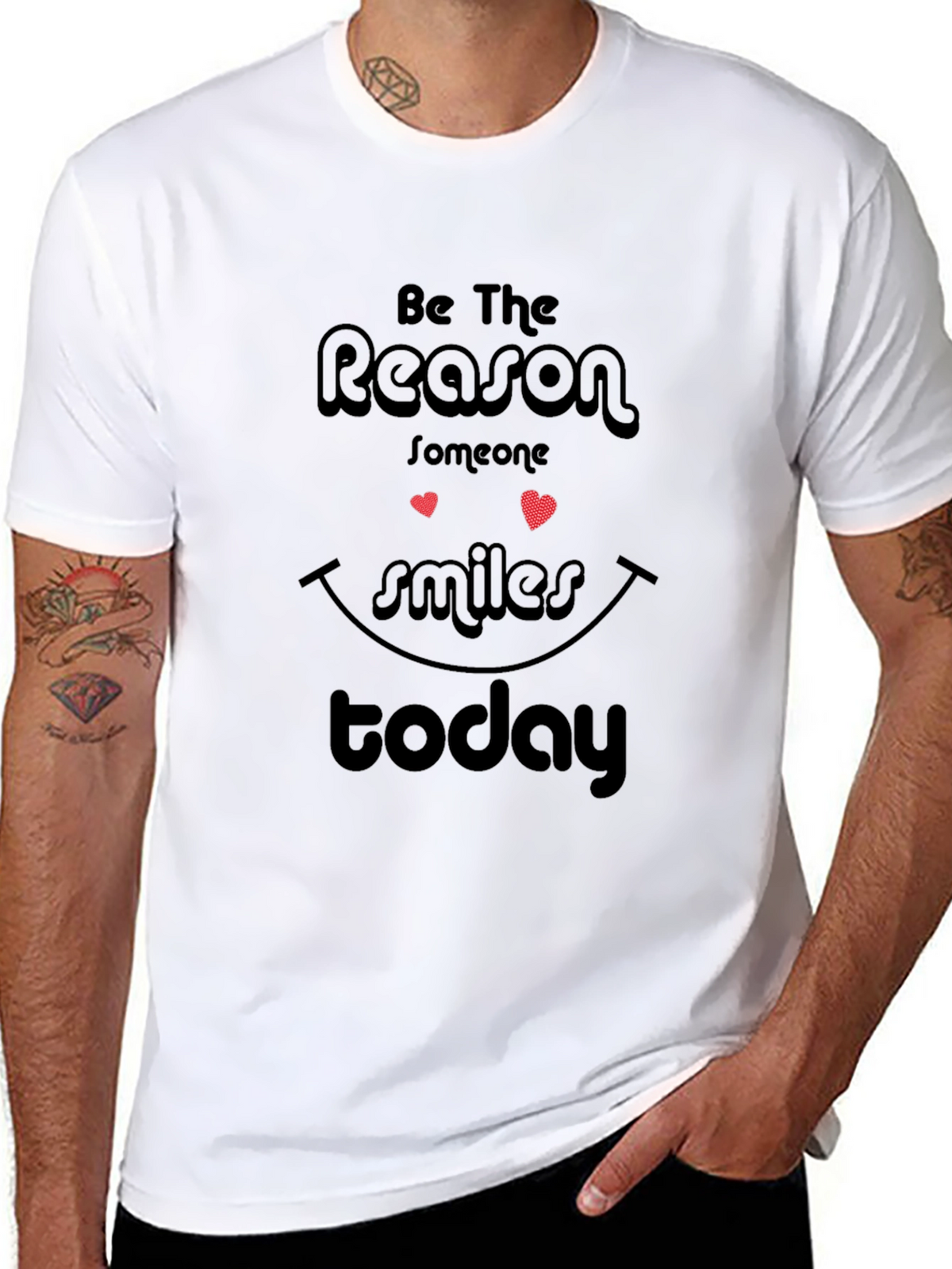 Inspirational Reason to Smile Graphic T-Shirt