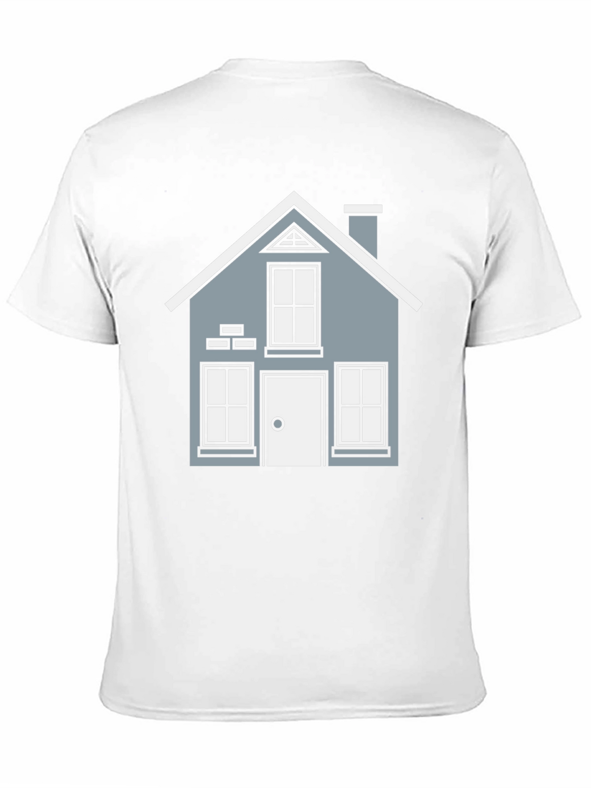House Graphic T-Shirt - Black Crew Neck Tee