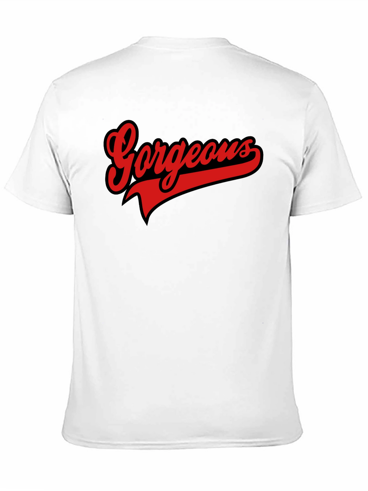 Gorgeous Graphic Tee - Stylish Mens Black T-Shirt