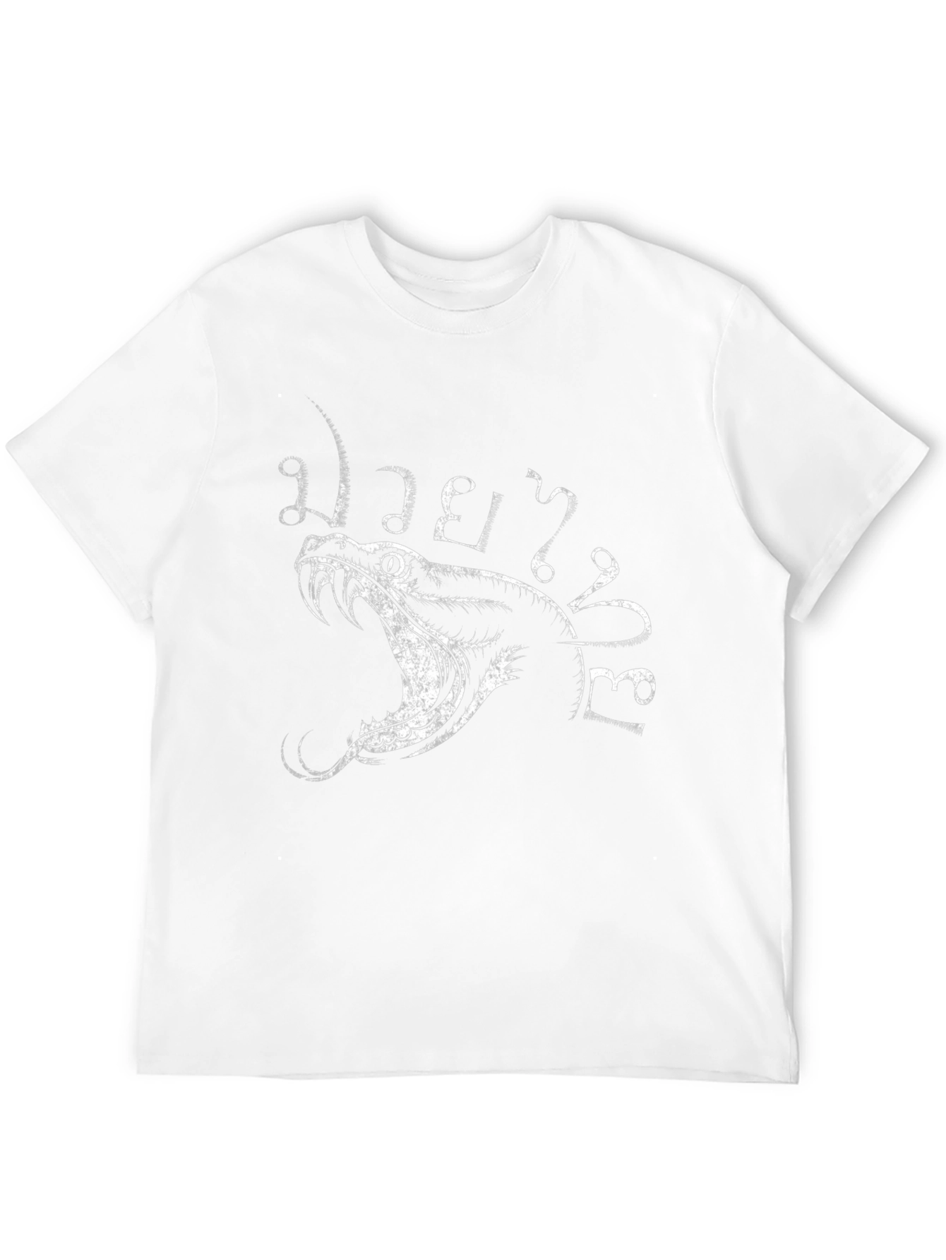 Muay Thai Snake Graphic Tee - Black Cotton T-Shirt