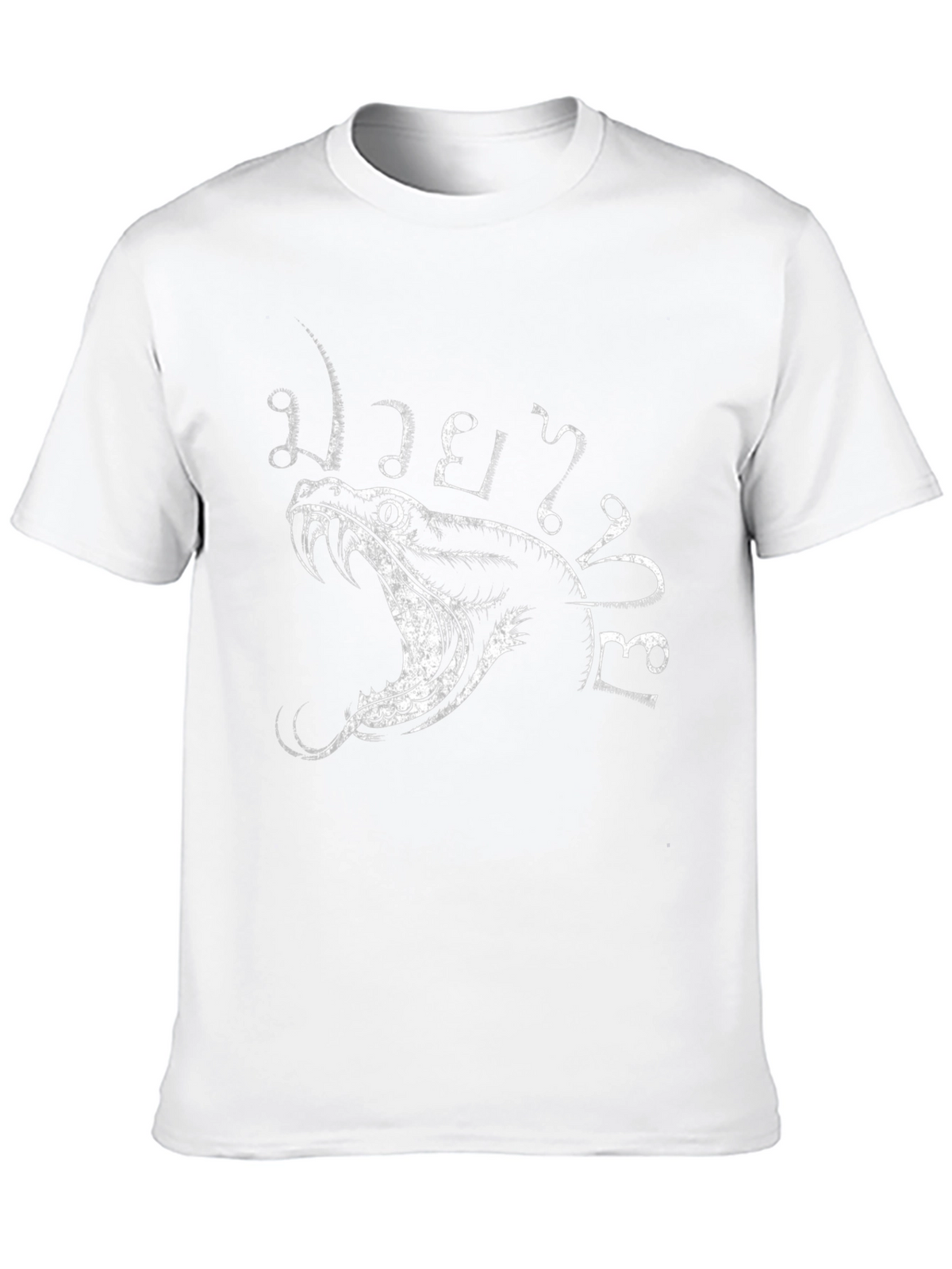 Muay Thai Snake Graphic Tee - Black Cotton T-Shirt