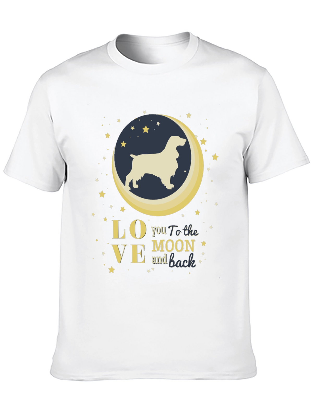 Love You To The Moon And Back Dog T-Shirt