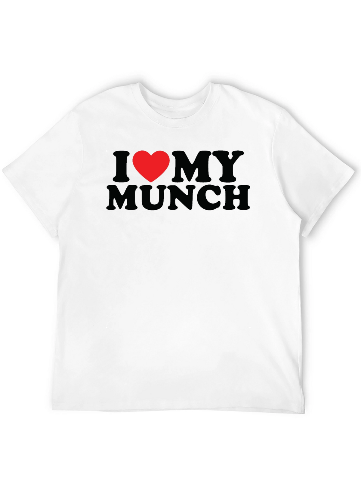 I Heart My Munch T-Shirt - Black Graphic Tee