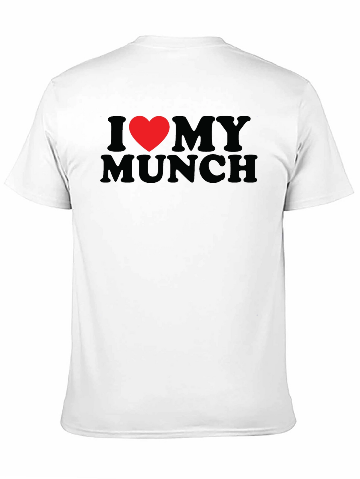 I Heart My Munch T-Shirt - Black Graphic Tee