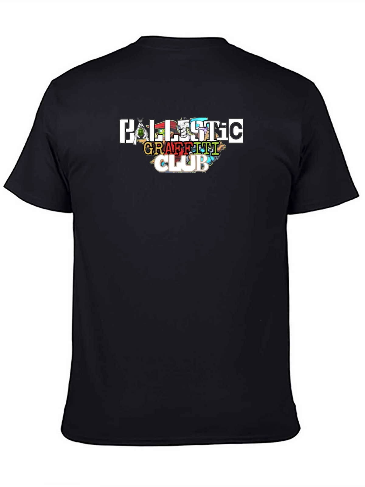 Ballistic Graffiti Club Black T-Shirt