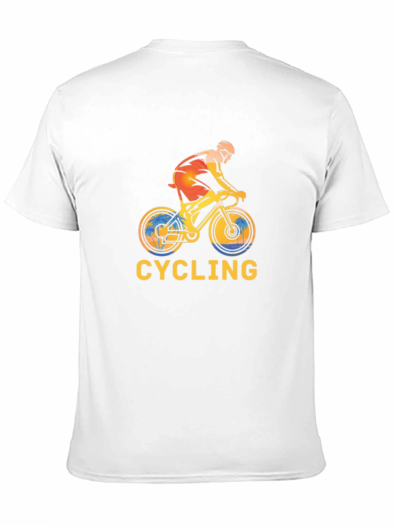 Cycling Graphic Black T-Shirt