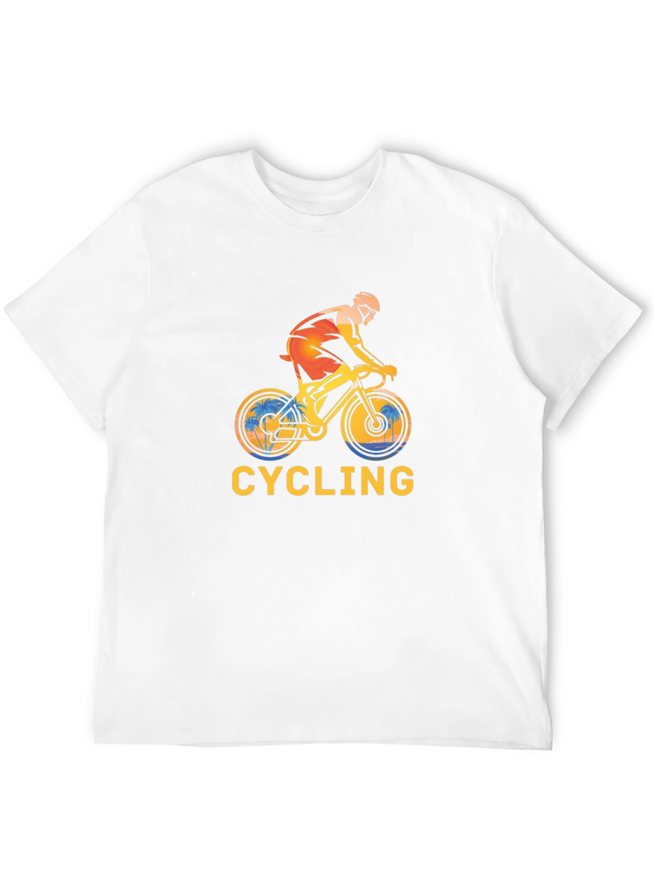 Cycling Graphic Black T-Shirt
