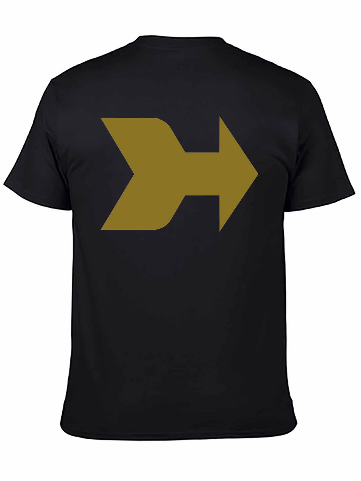 Modern Arrow Graphic T-Shirt - Black
