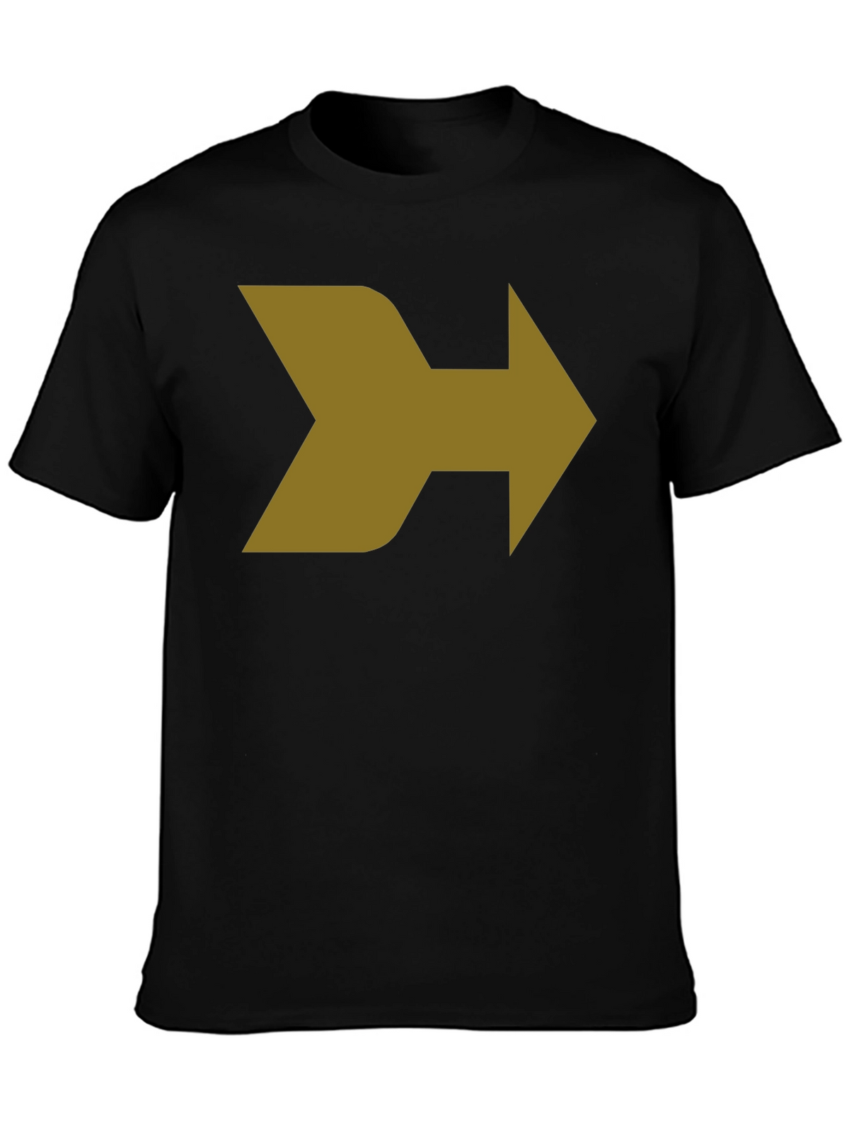 Modern Arrow Graphic T-Shirt - Black