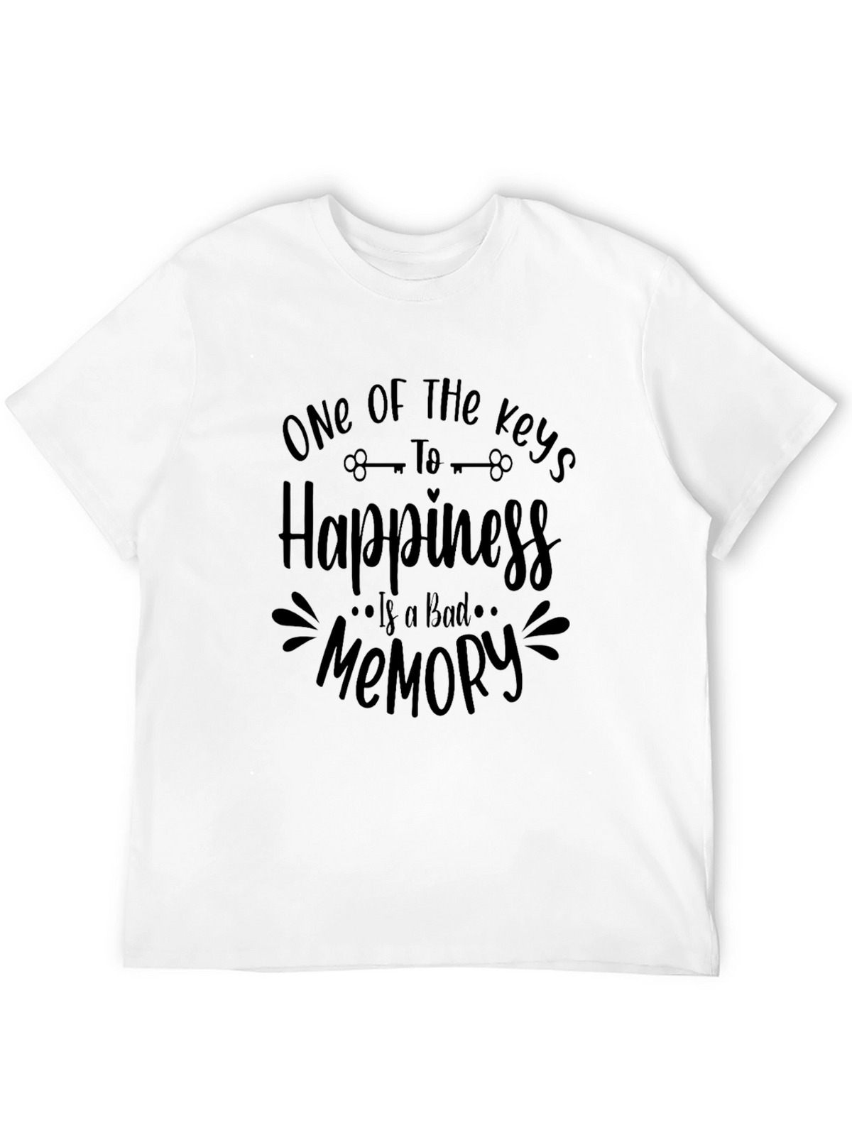 Humorous Bad Memory Black T-Shirt
