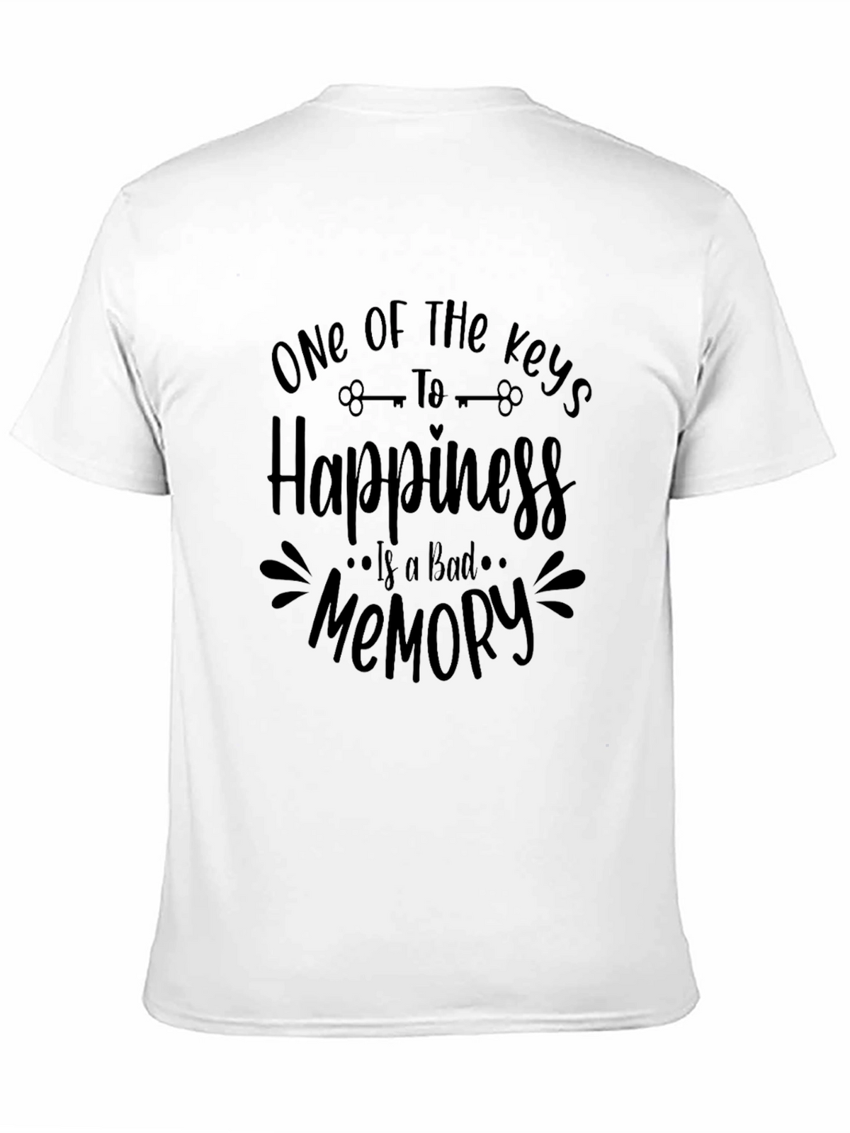 Humorous Bad Memory Black T-Shirt