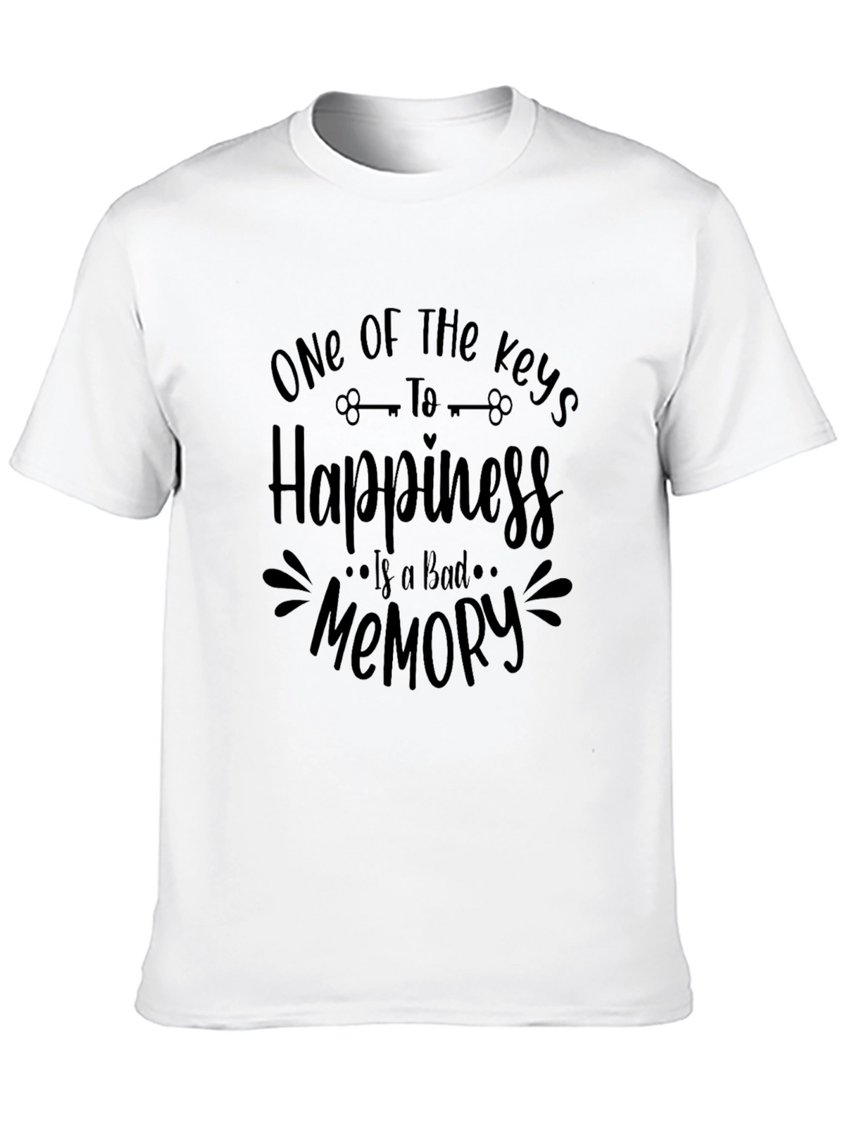 Humorous Bad Memory Black T-Shirt