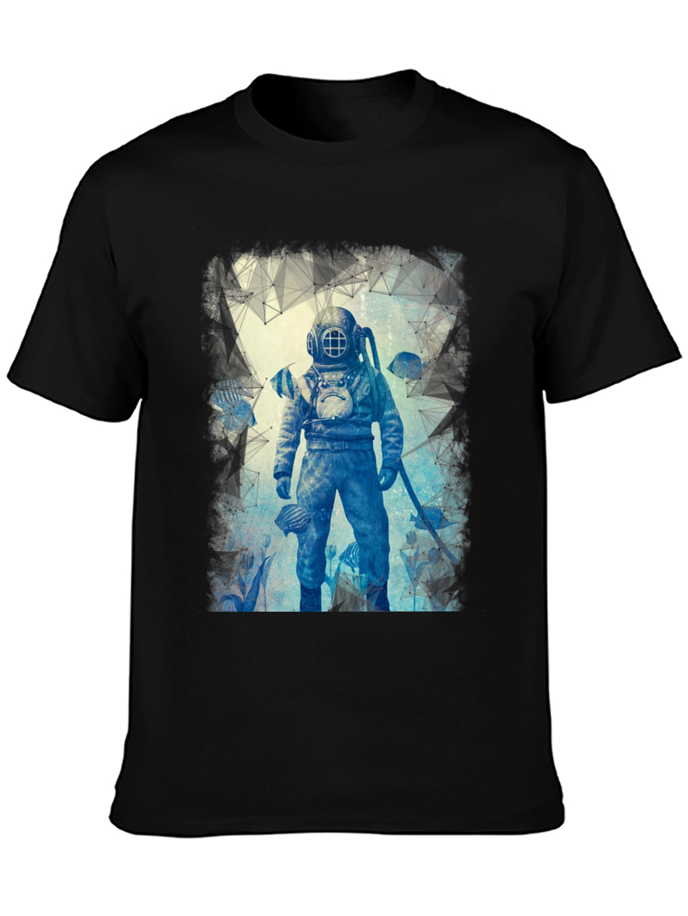 Diver Design Graphic T-Shirt