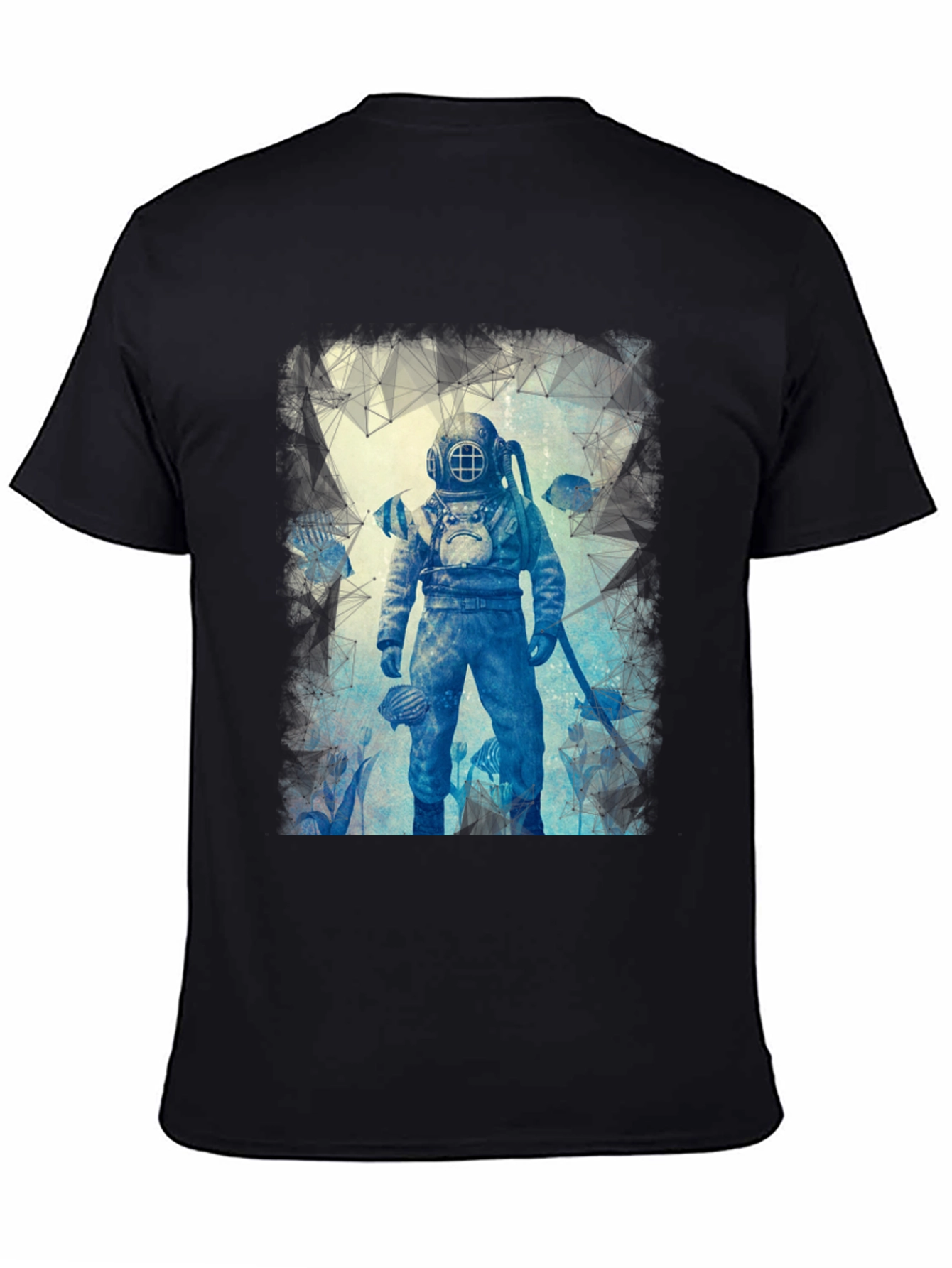 Diver Design Graphic T-Shirt