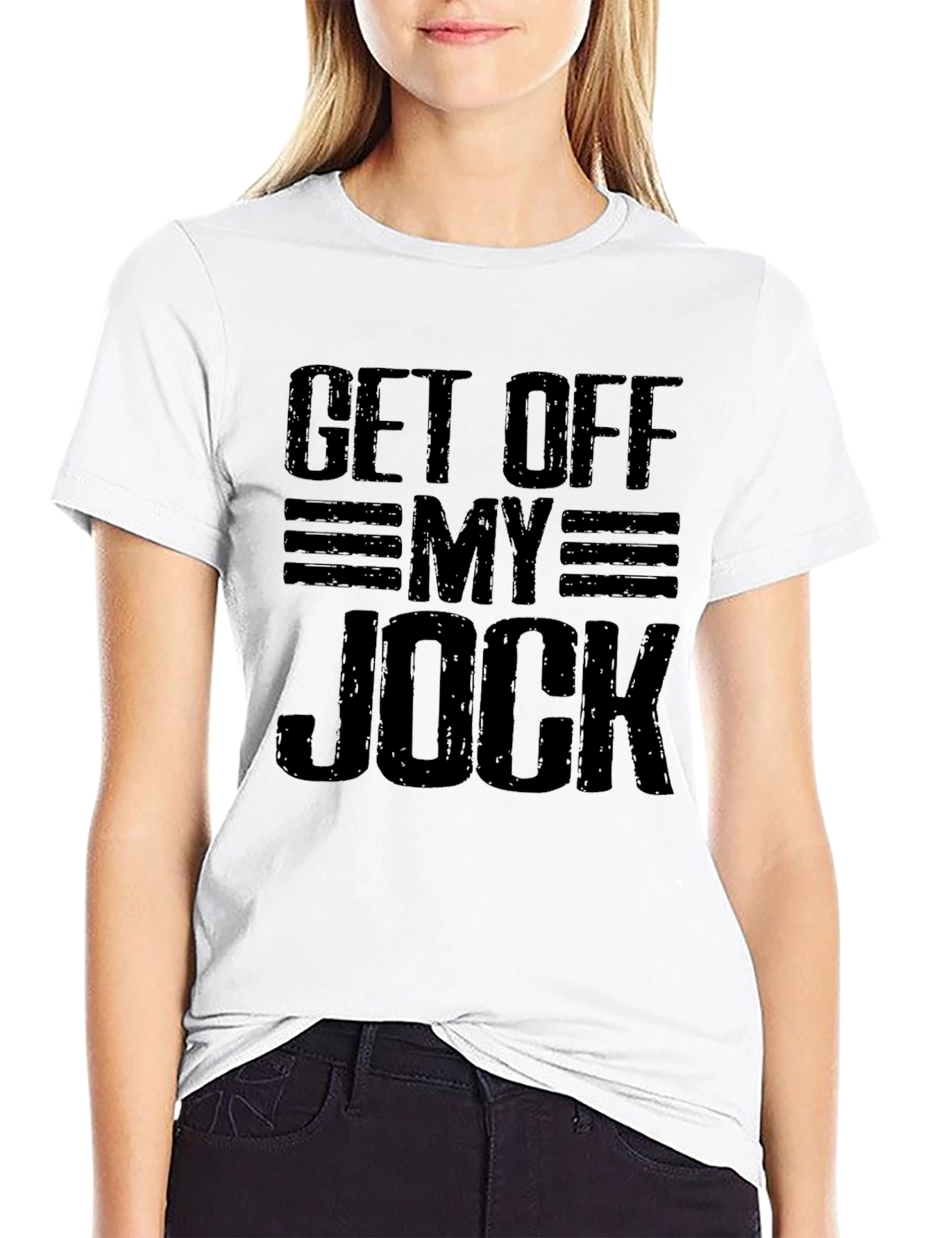 Get Off My Jock Graphic T-Shirt