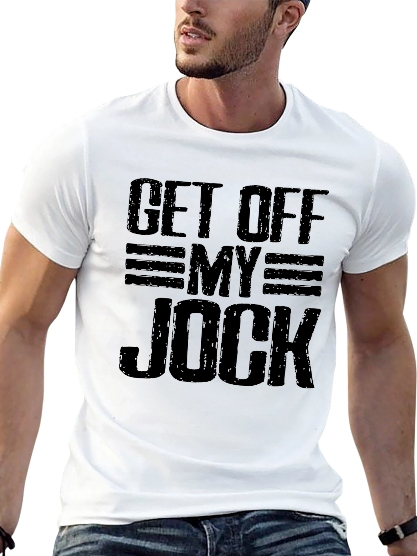 Get Off My Jock Graphic T-Shirt