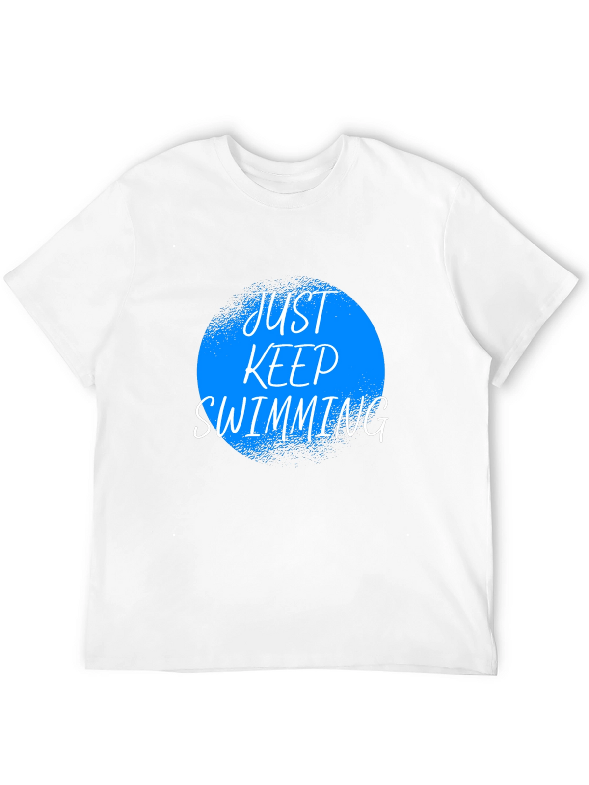 Just Keep Swimming Graphic Tee - Black