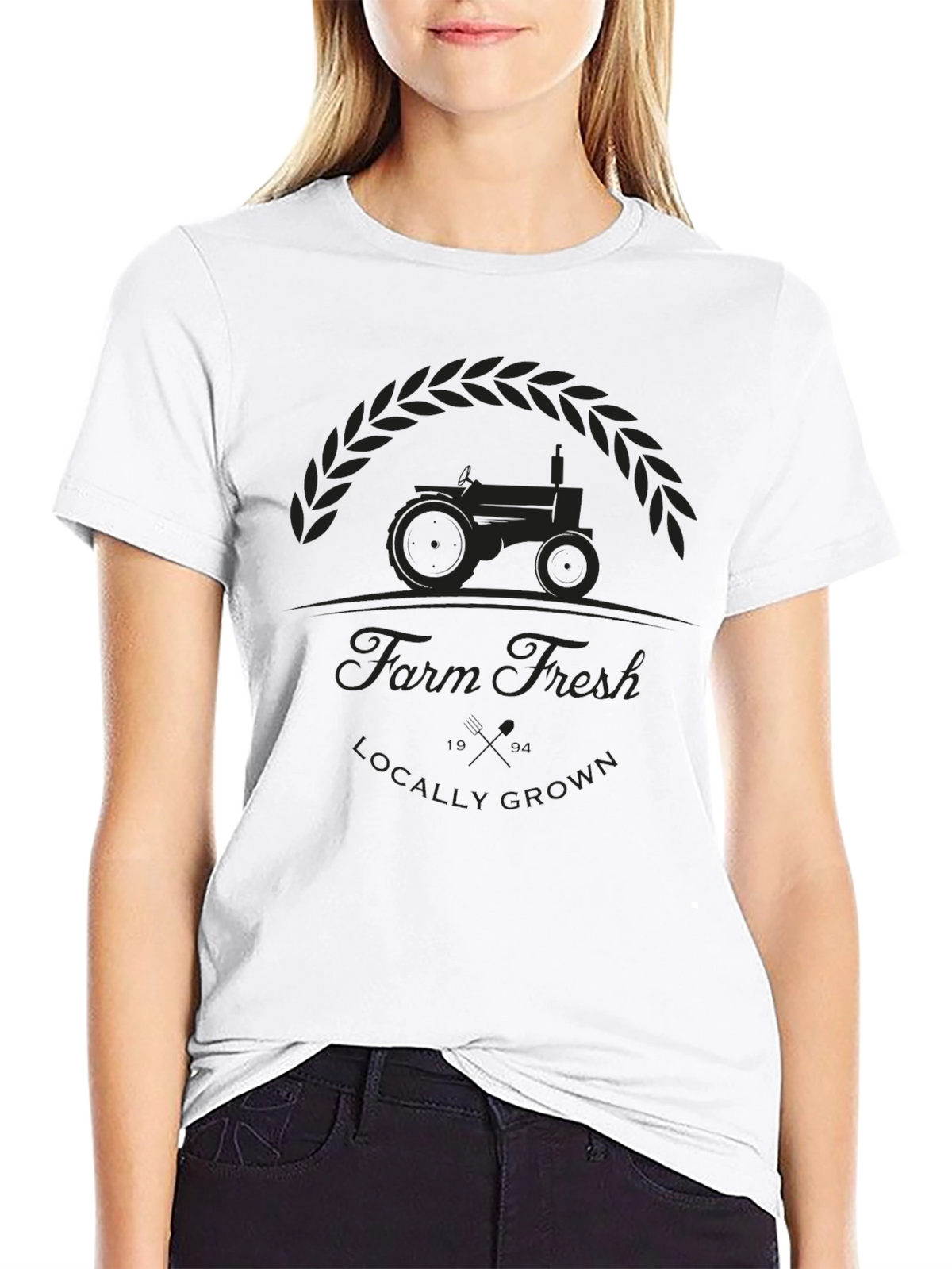 Farm Fresh Tractor Graphic Tee