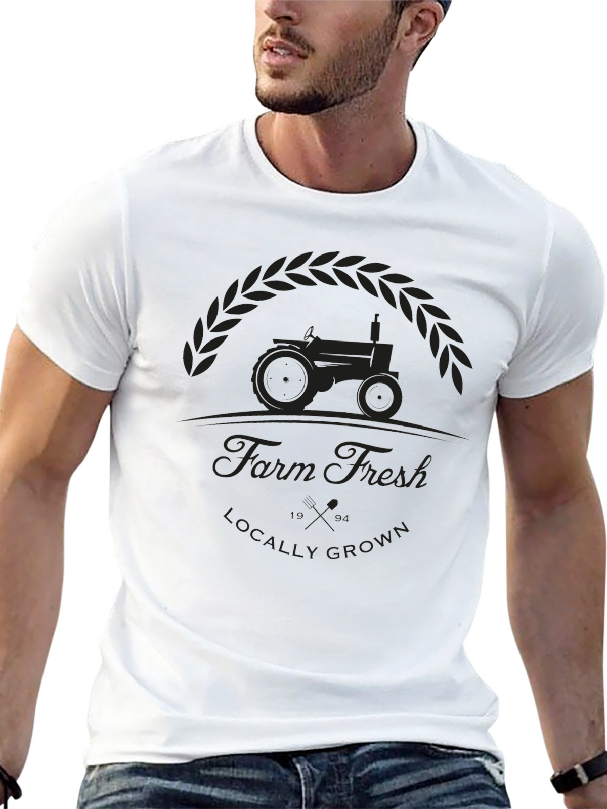 Farm Fresh Tractor Graphic Tee