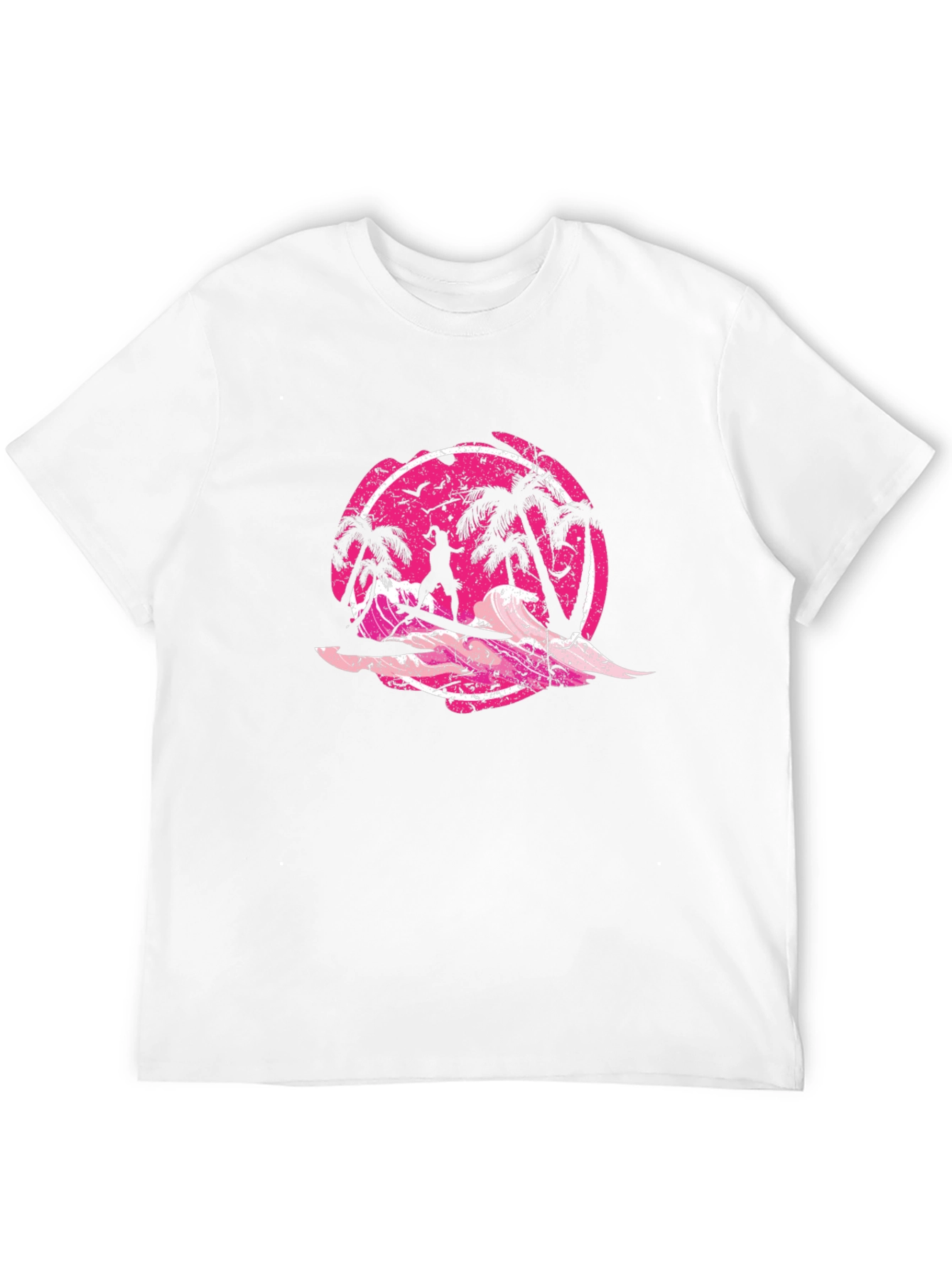 Retro Surfer T-Shirt - Black Graphic Tee