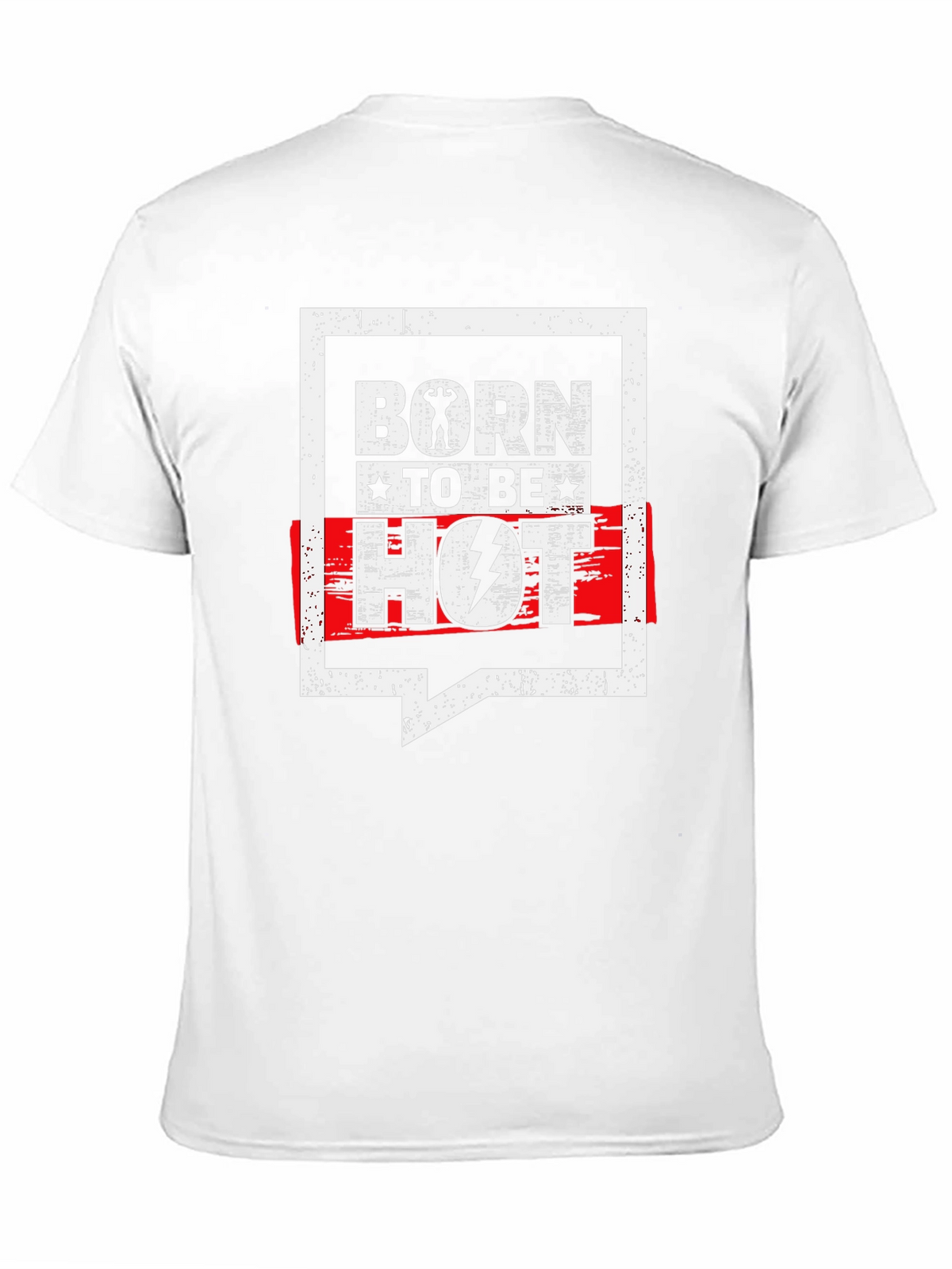 Born To Be Hot Black Graphic T-Shirt