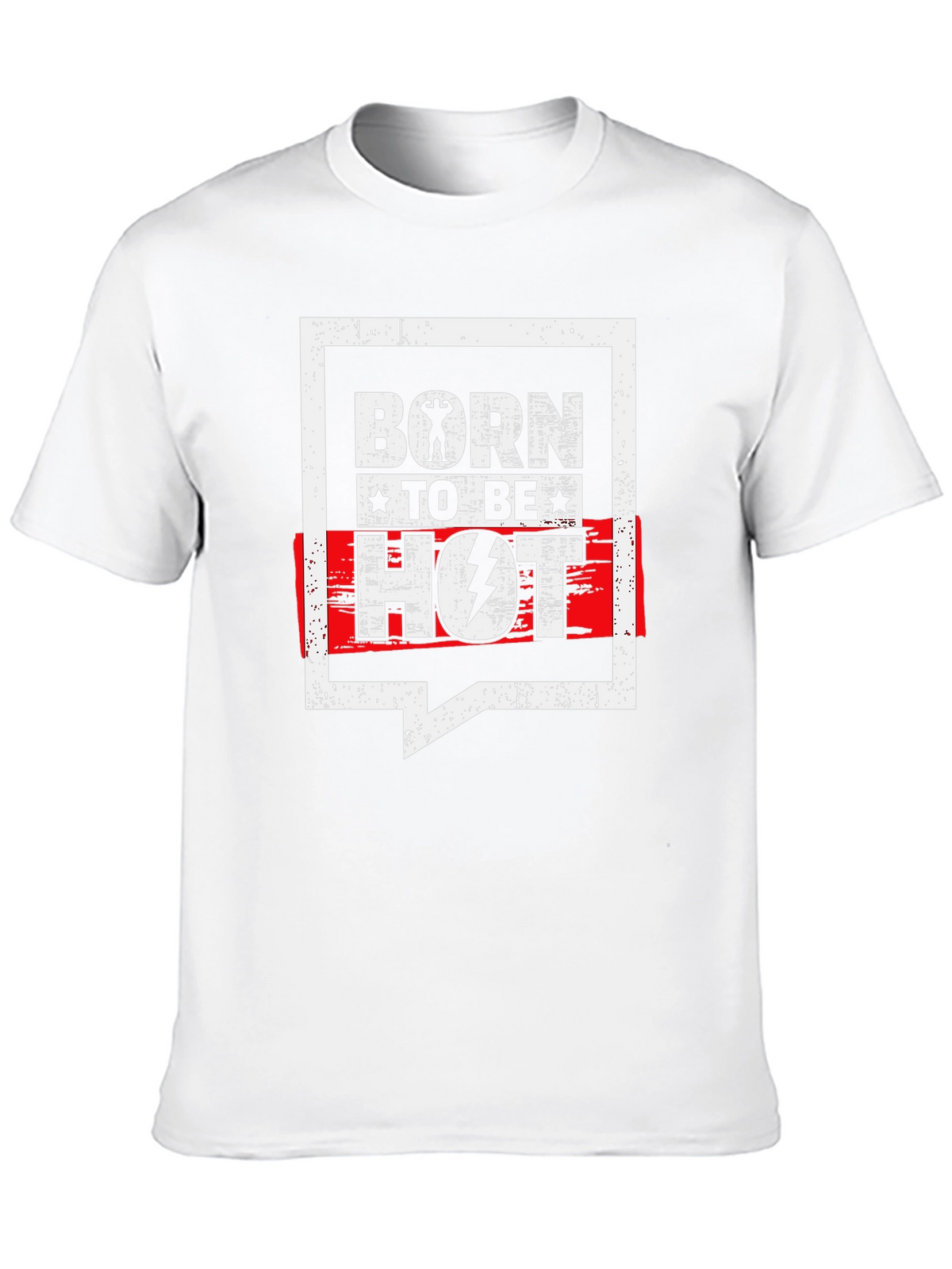 Born To Be Hot Black Graphic T-Shirt