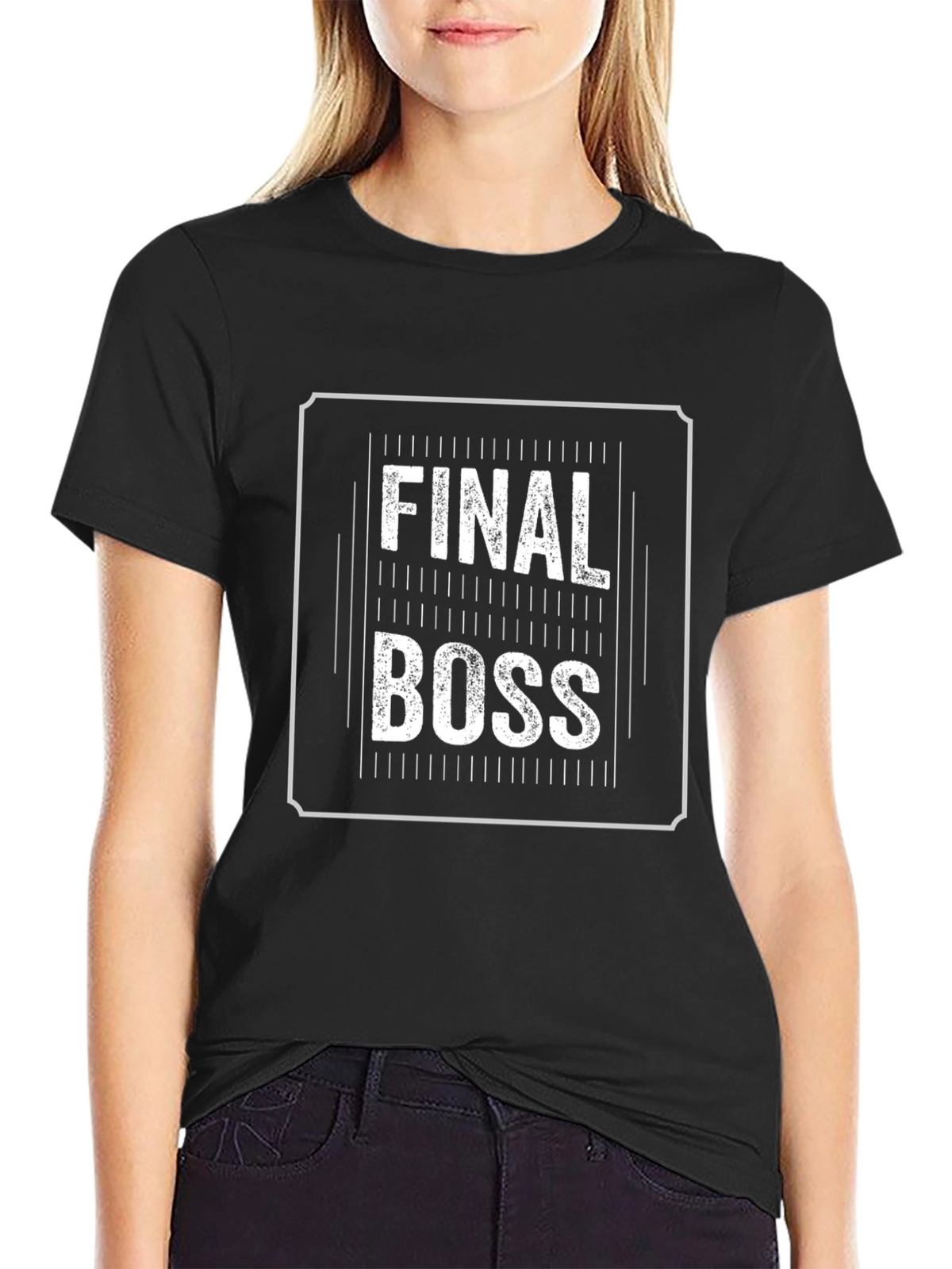Final Boss Black T-Shirt - Gaming Inspired Tee