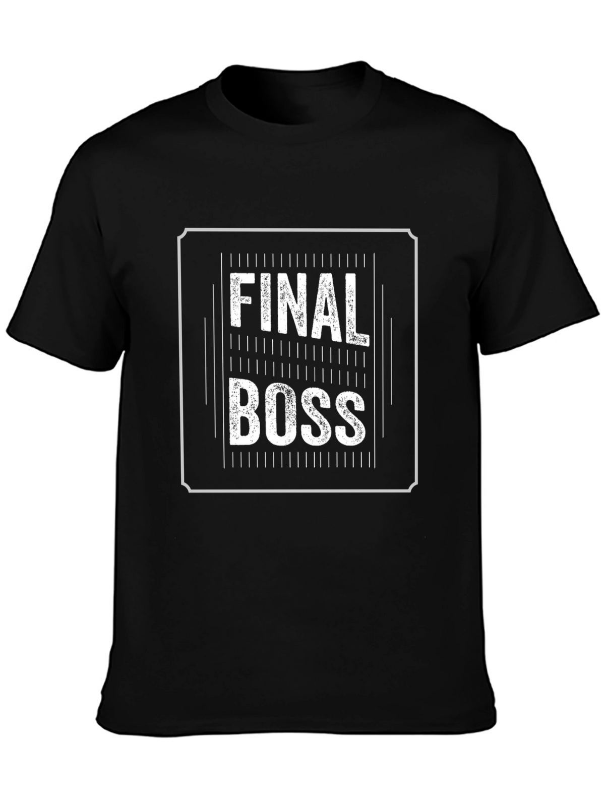Final Boss Black T-Shirt - Gaming Inspired Tee