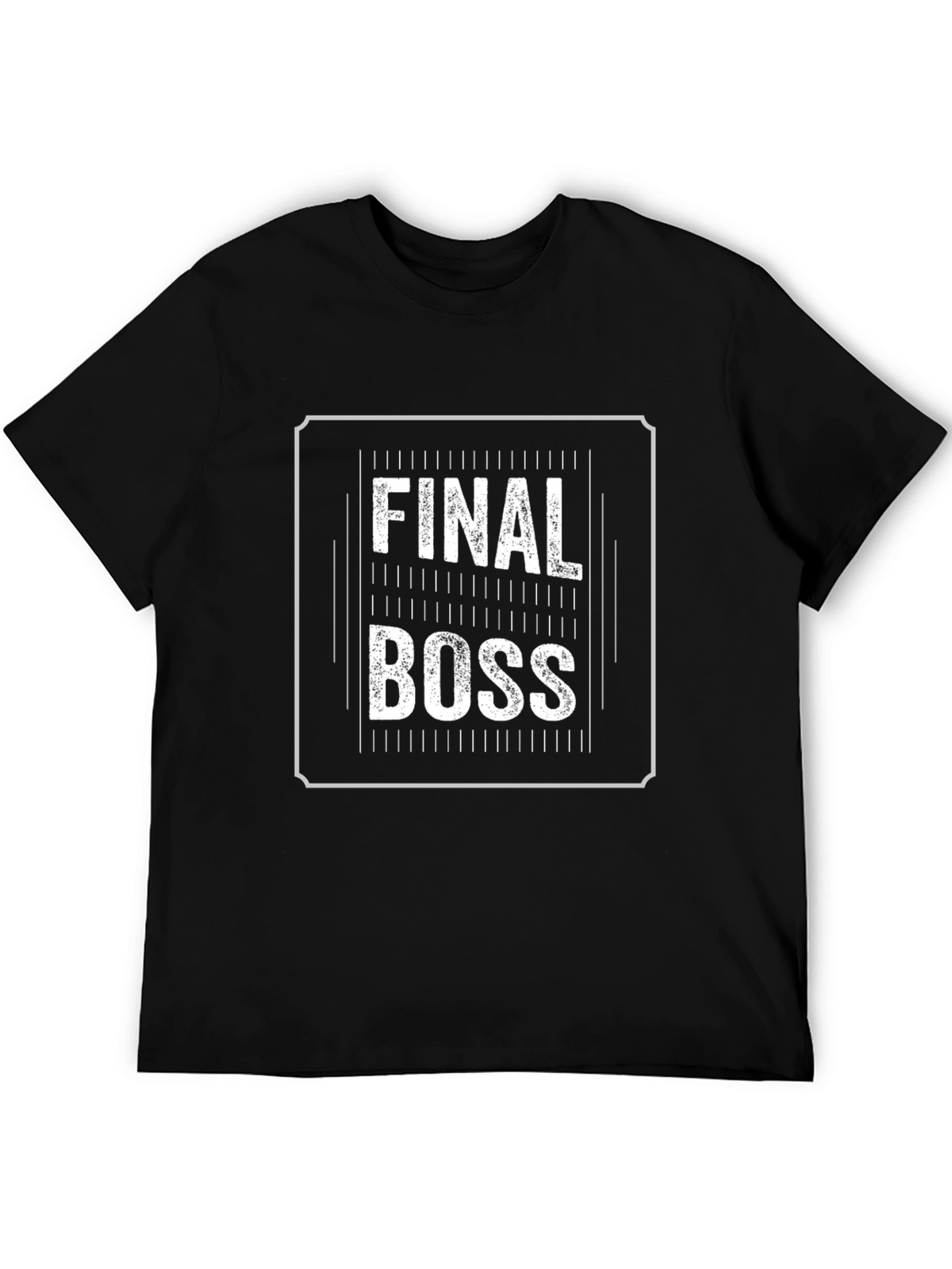 Final Boss Black T-Shirt - Gaming Inspired Tee