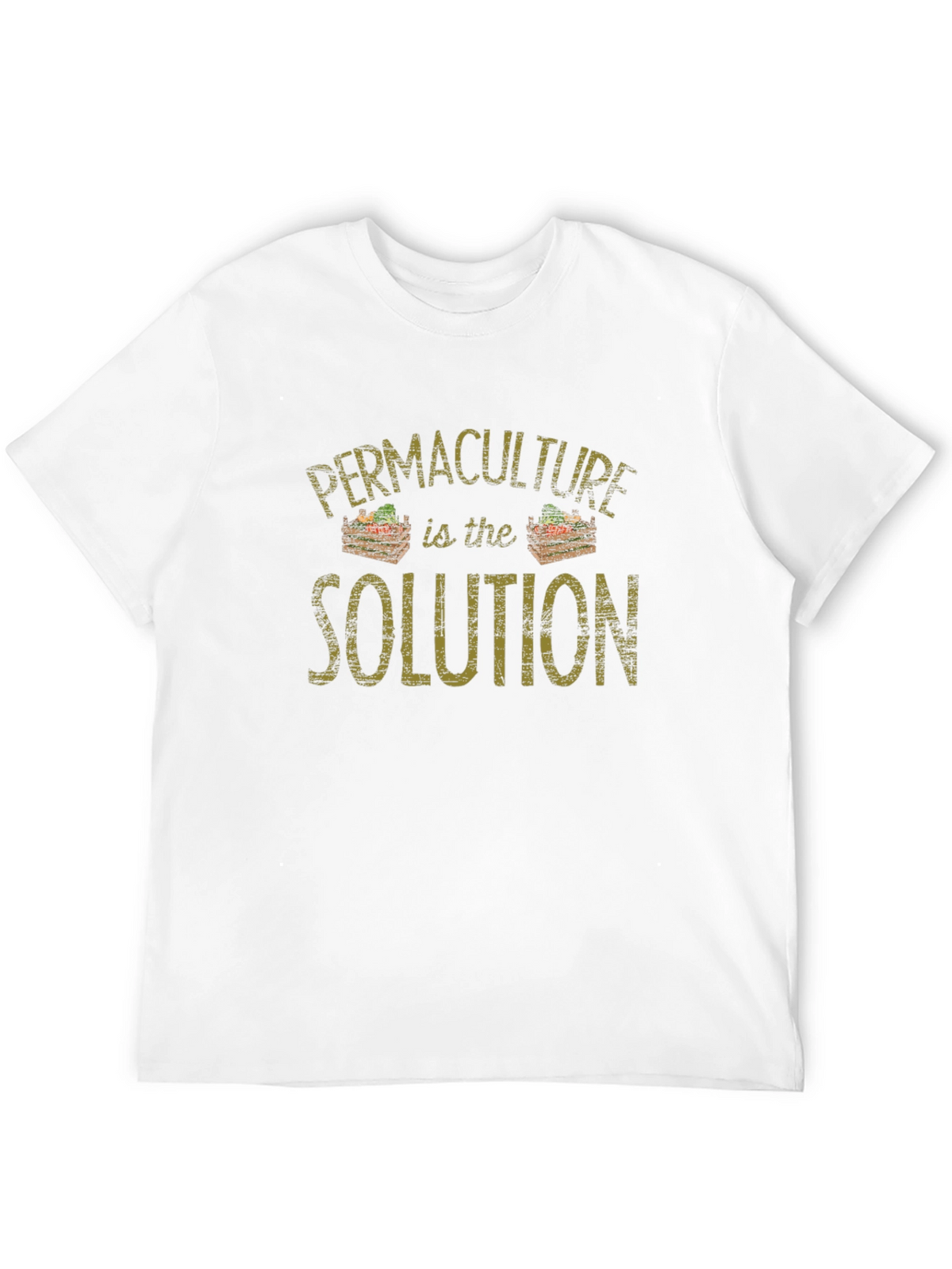 Permaculture is the Solution Black T-Shirt