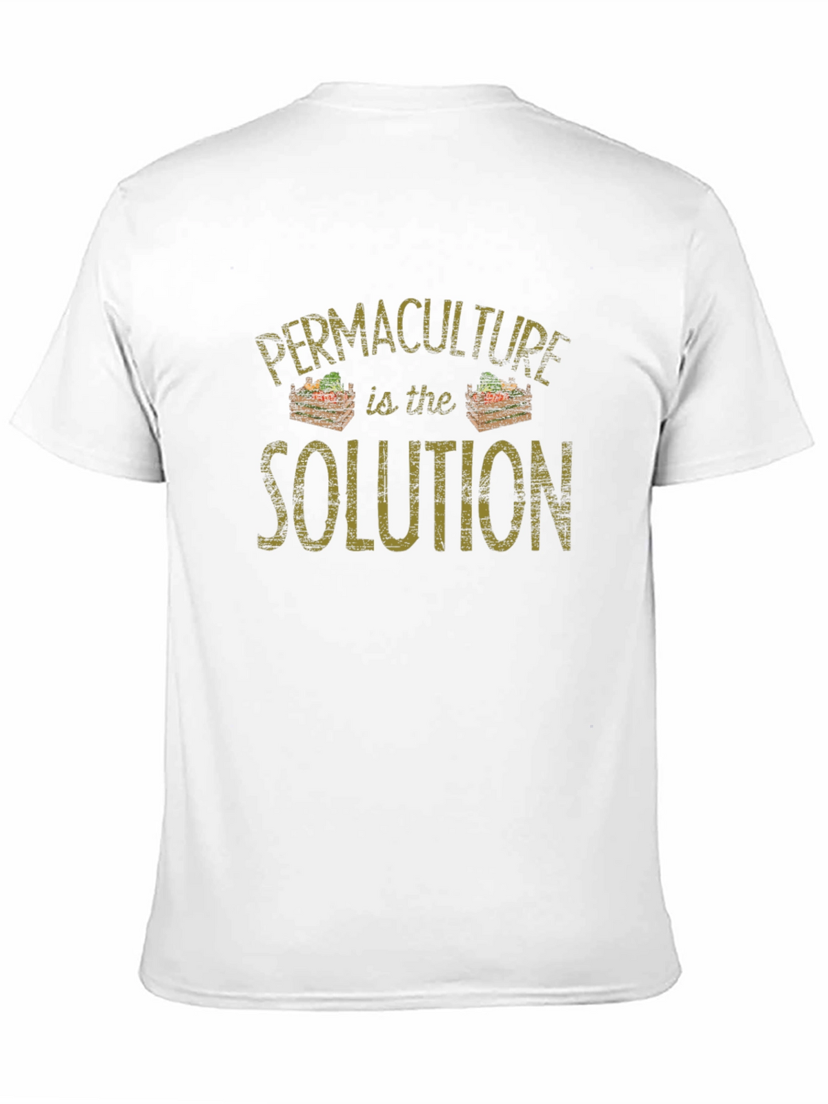 Permaculture is the Solution Black T-Shirt