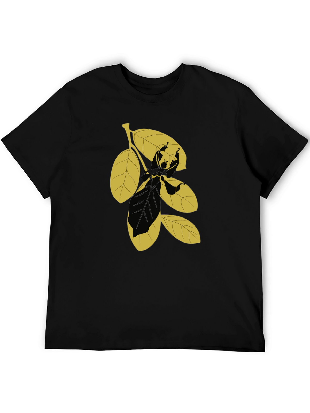 Leaf Graphic Tee - Unique Design Casual Wear