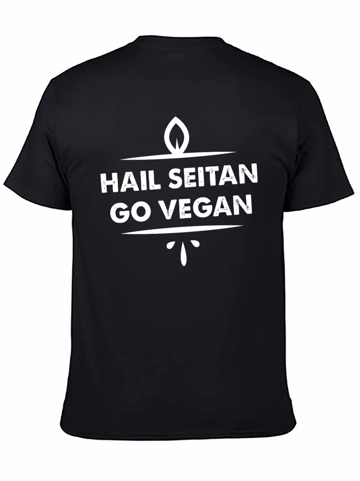 Hail Seitan Go Vegan Graphic Tee