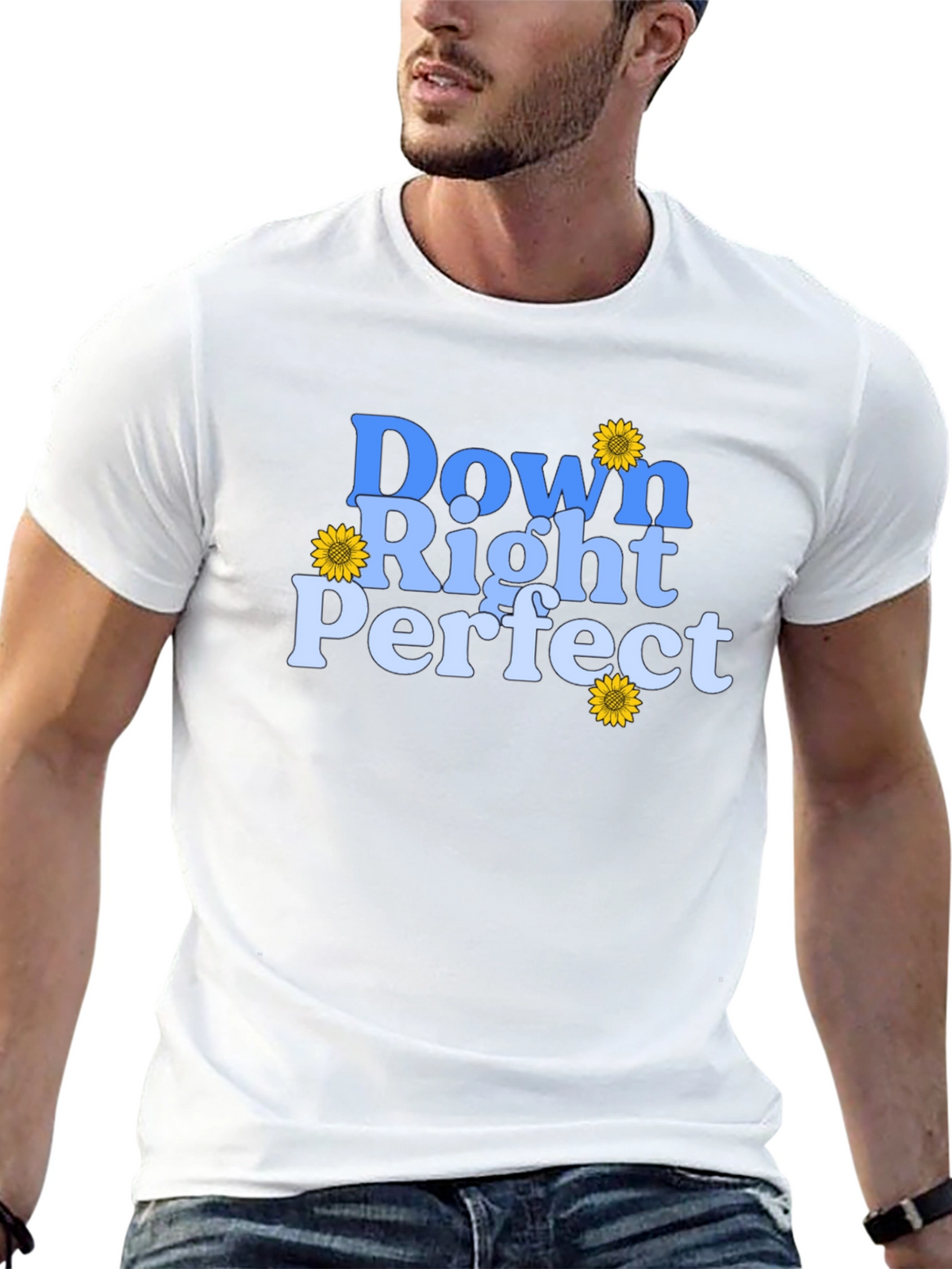 Down Right Perfect Graphic T-Shirt