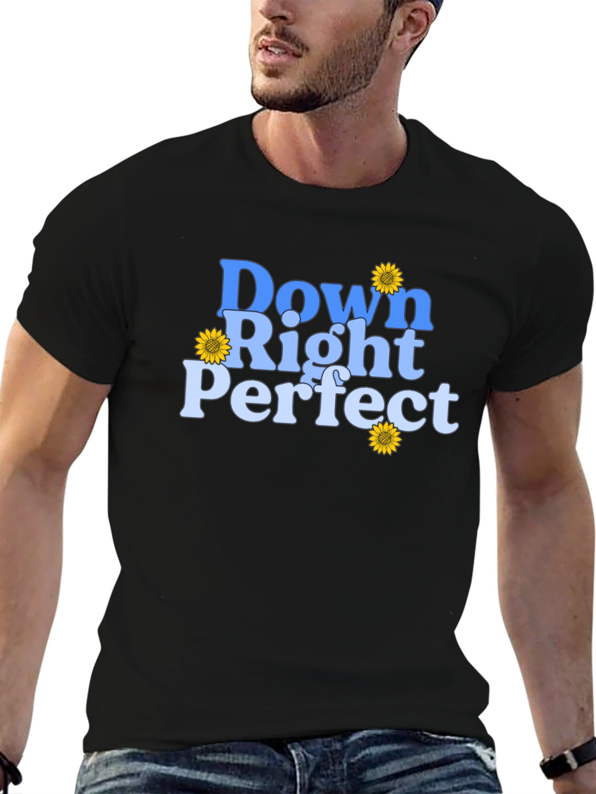 Down Right Perfect Graphic T-Shirt