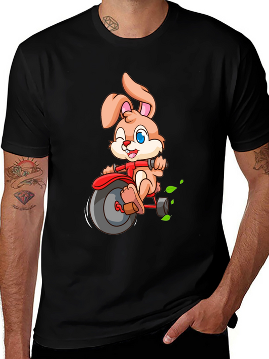 Bunny Riding a Tricycle T-Shirt