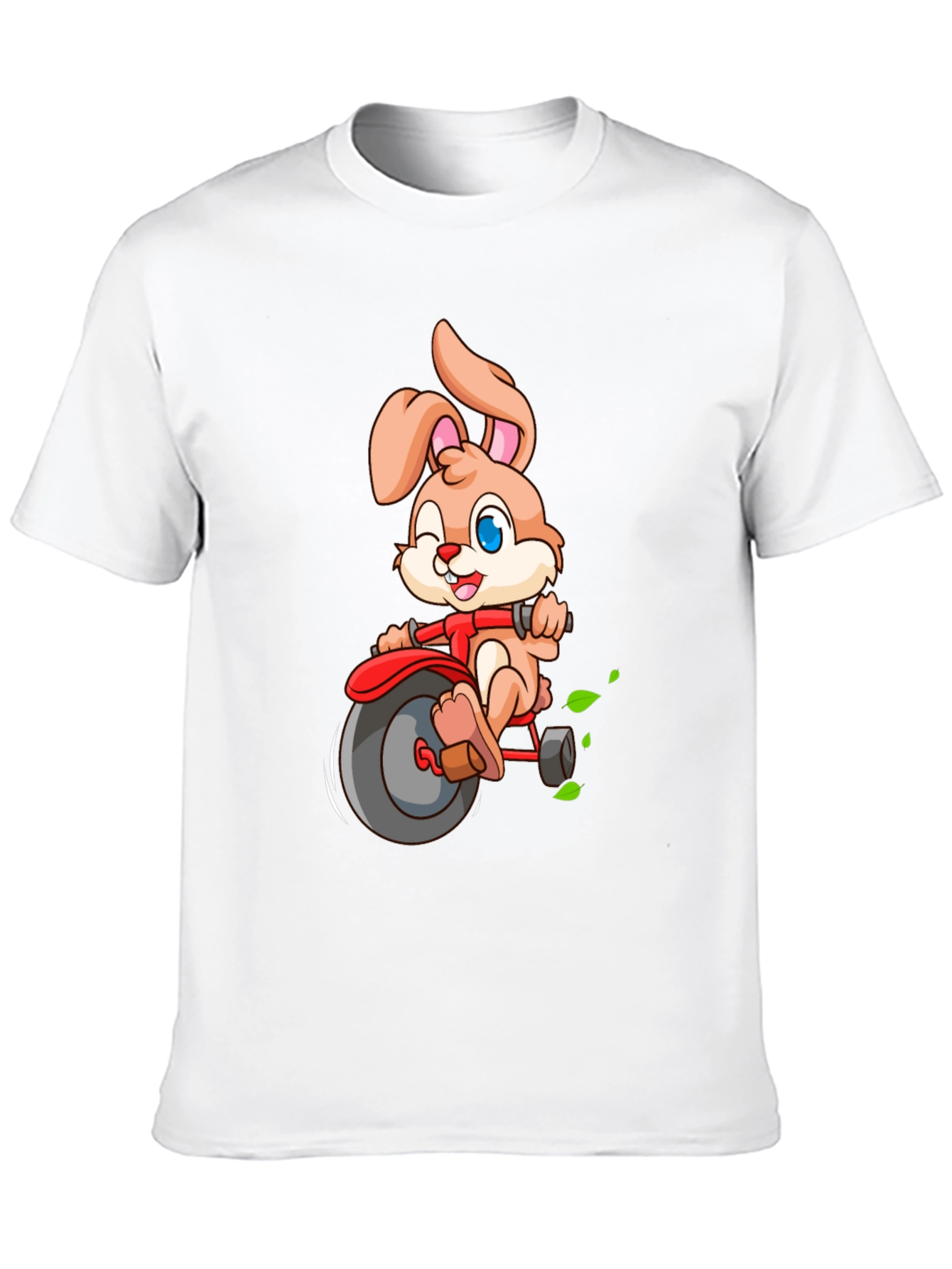 Bunny Riding a Tricycle T-Shirt