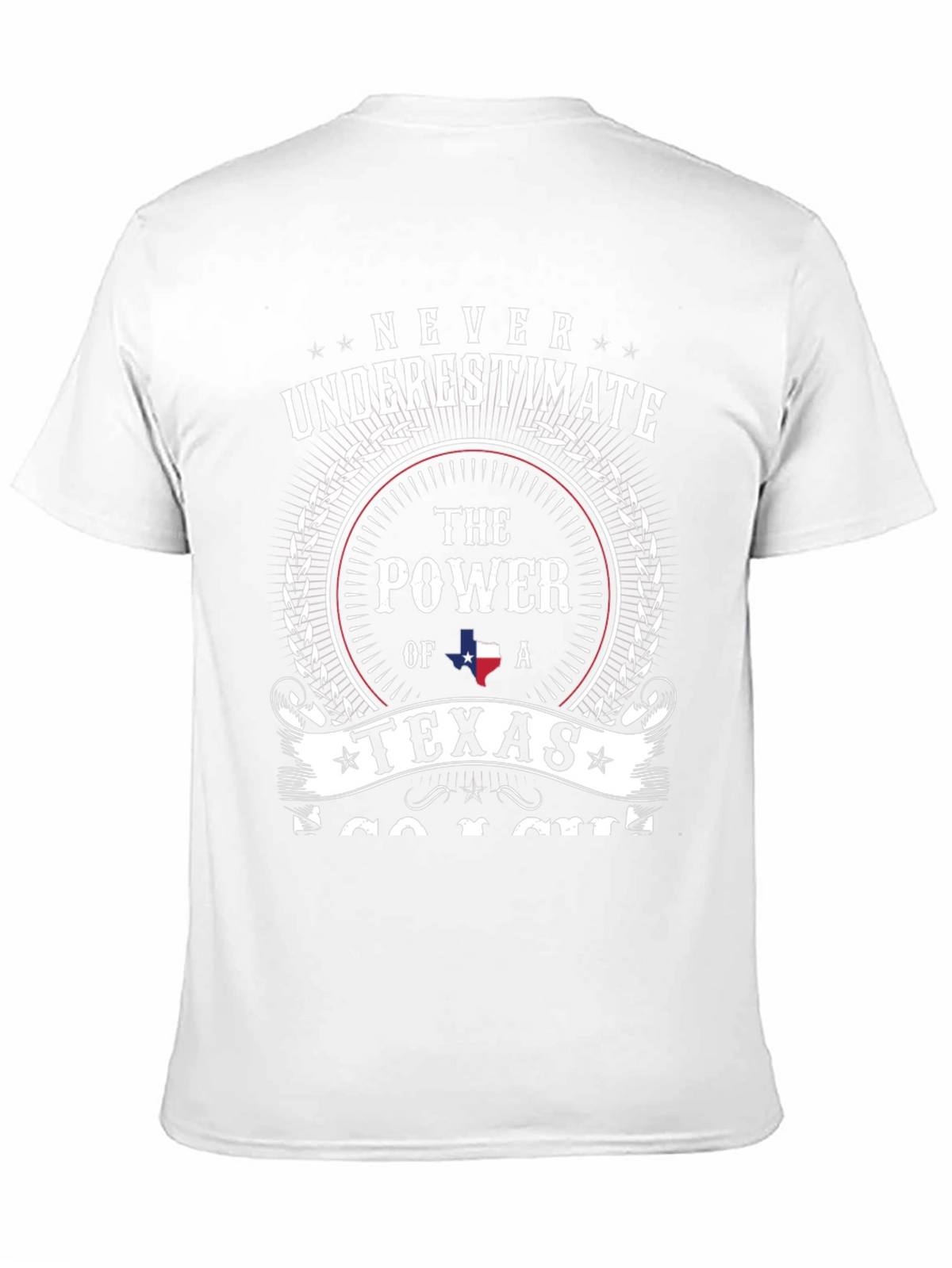 Never Underestimate Texas Power Graphic Tee