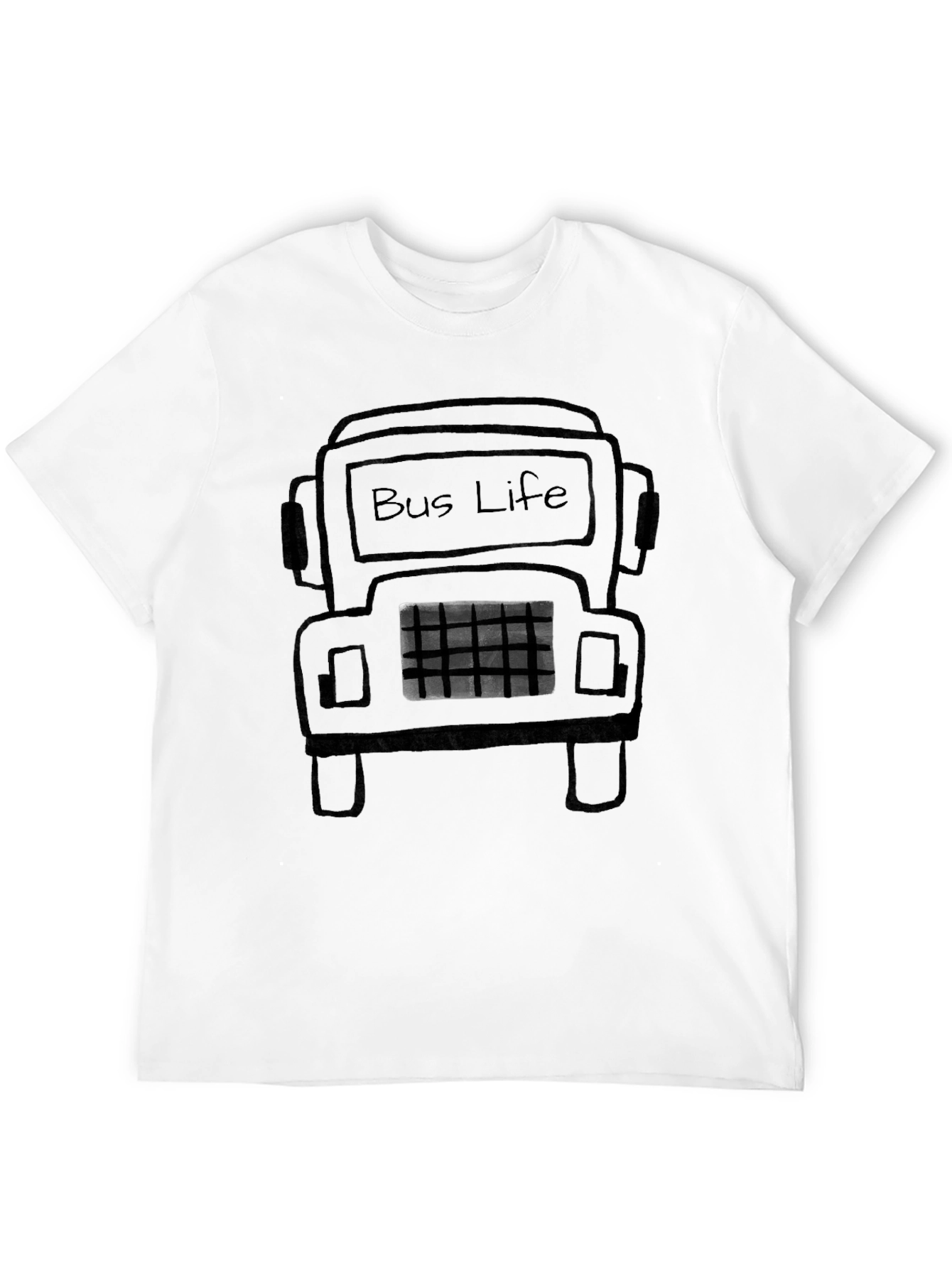 Bus Life Graphic Tee - Black