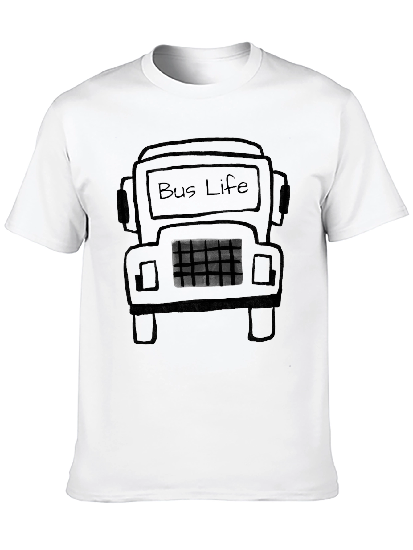 Bus Life Graphic Tee - Black