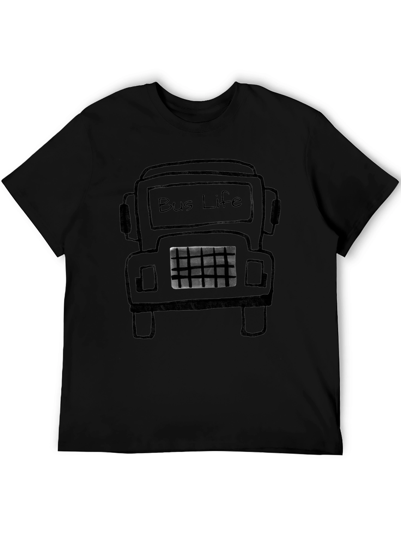 Bus Life Graphic Tee - Black