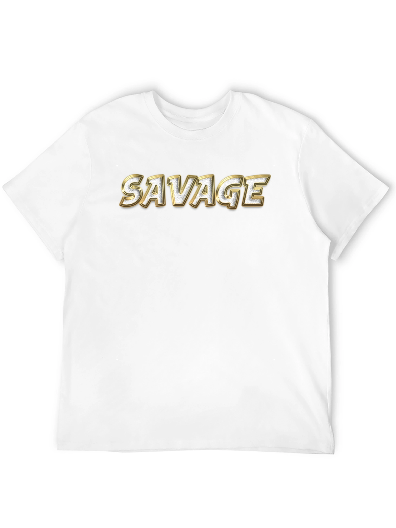 Savage Graphic Print Crew Neck T-Shirt
