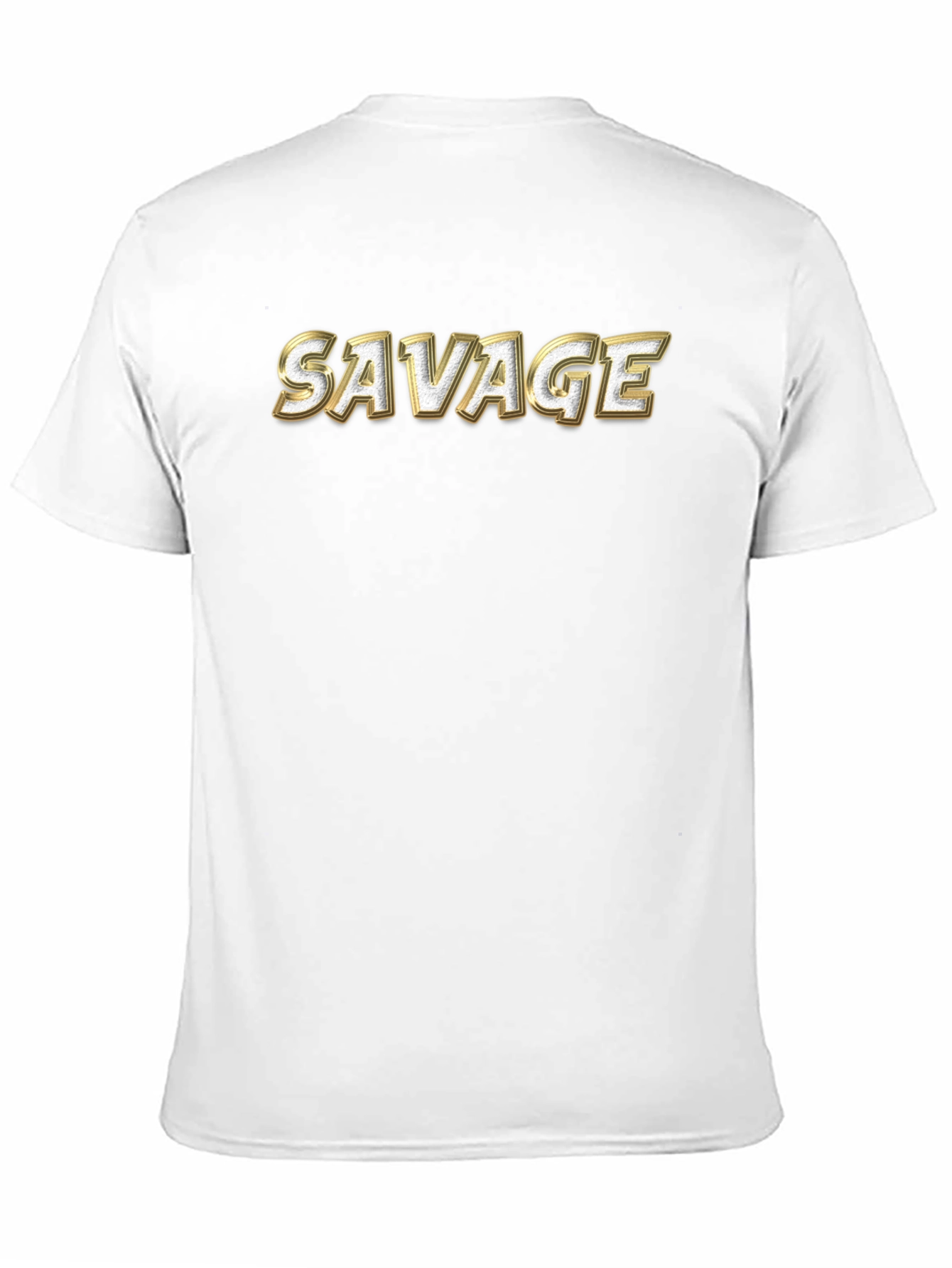 Savage Graphic Print Crew Neck T-Shirt
