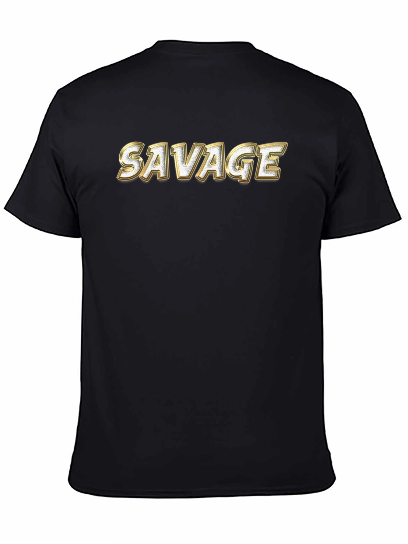 Savage Graphic Print Crew Neck T-Shirt
