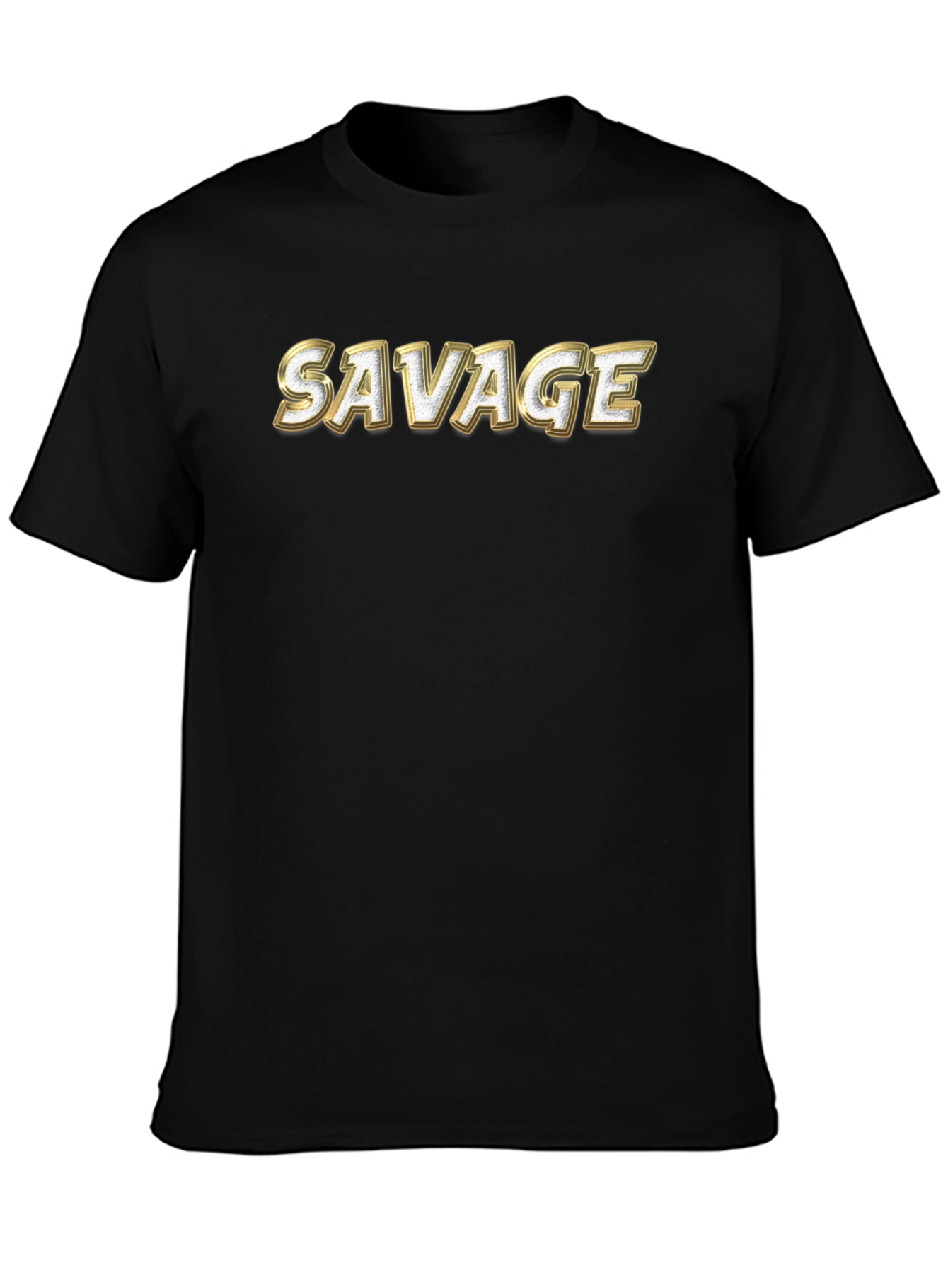 Savage Graphic Print Crew Neck T-Shirt