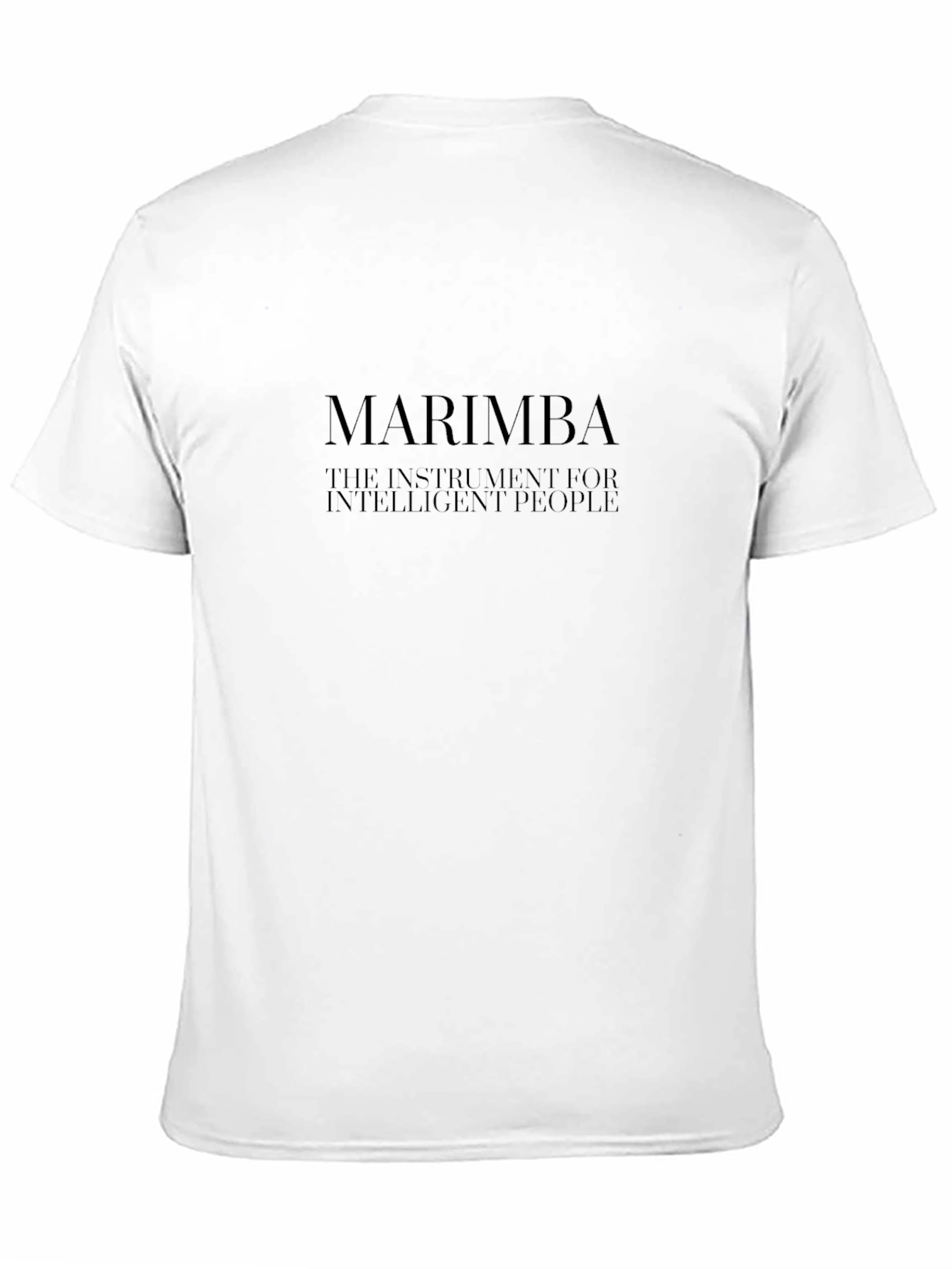 Marimba Instrument Intelligent People Graphic Tee