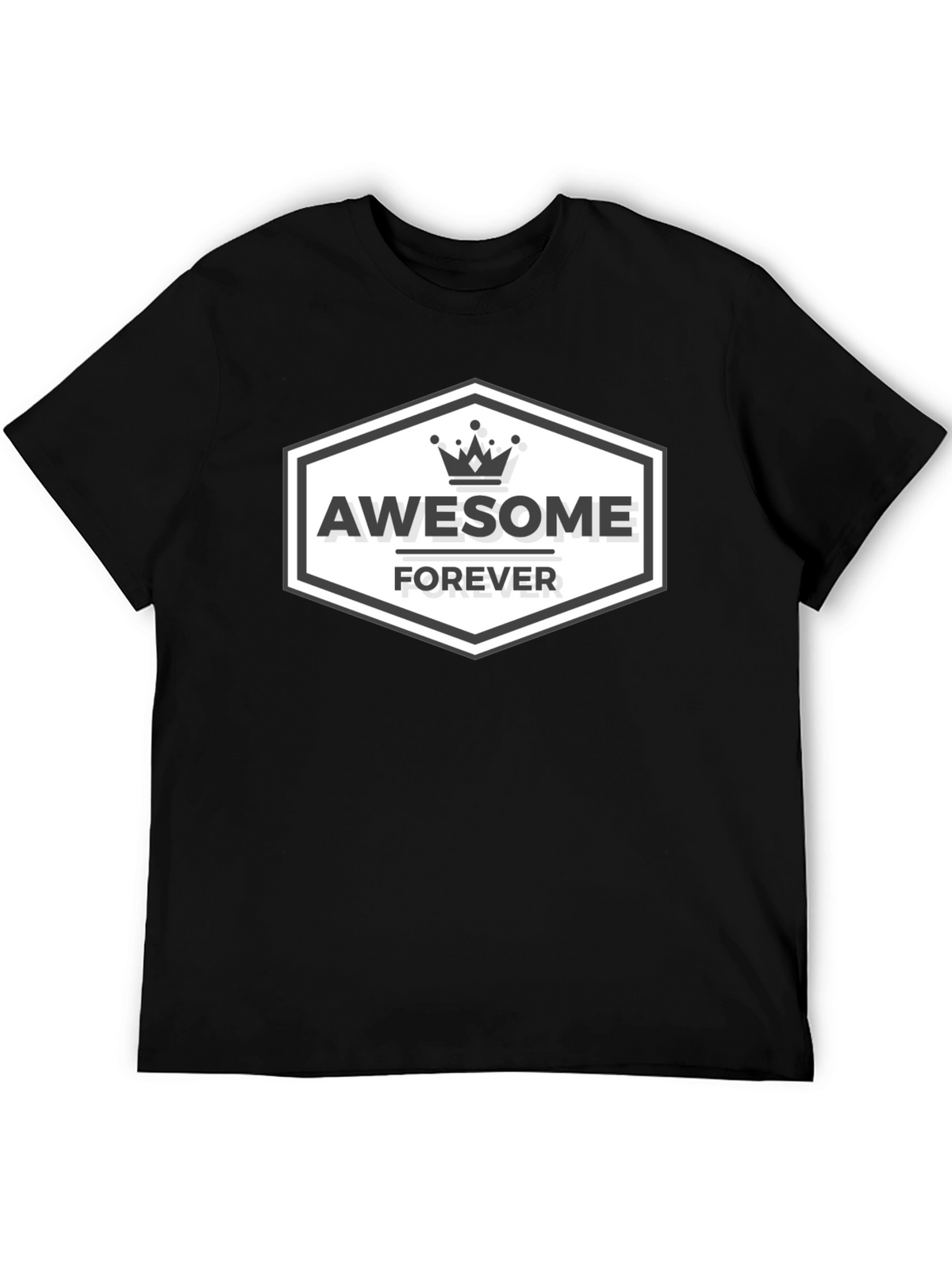 Awesome Forever Black T-Shirt
